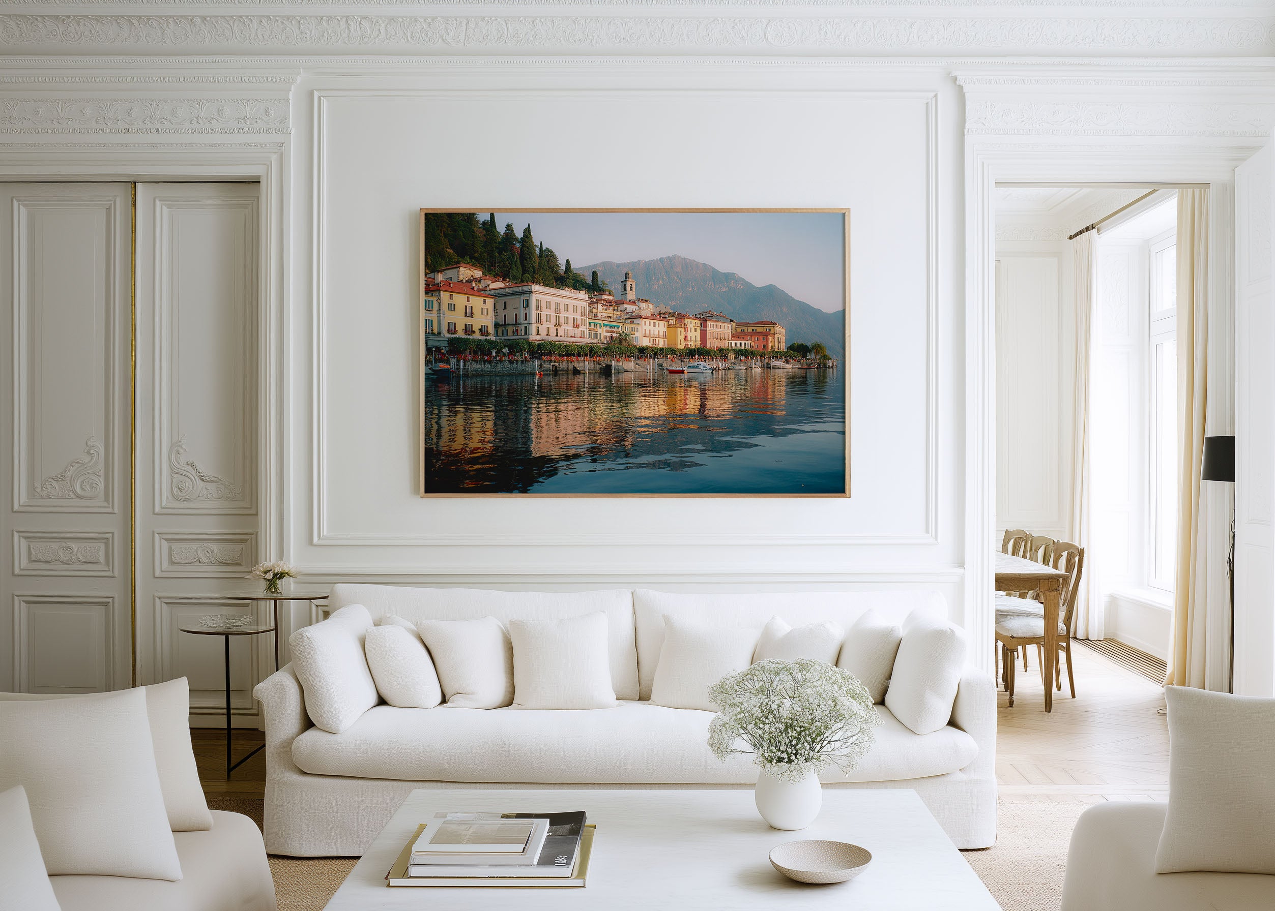 Bellagio Lake Como Wall Art – Romantic Italian Lakeside Village