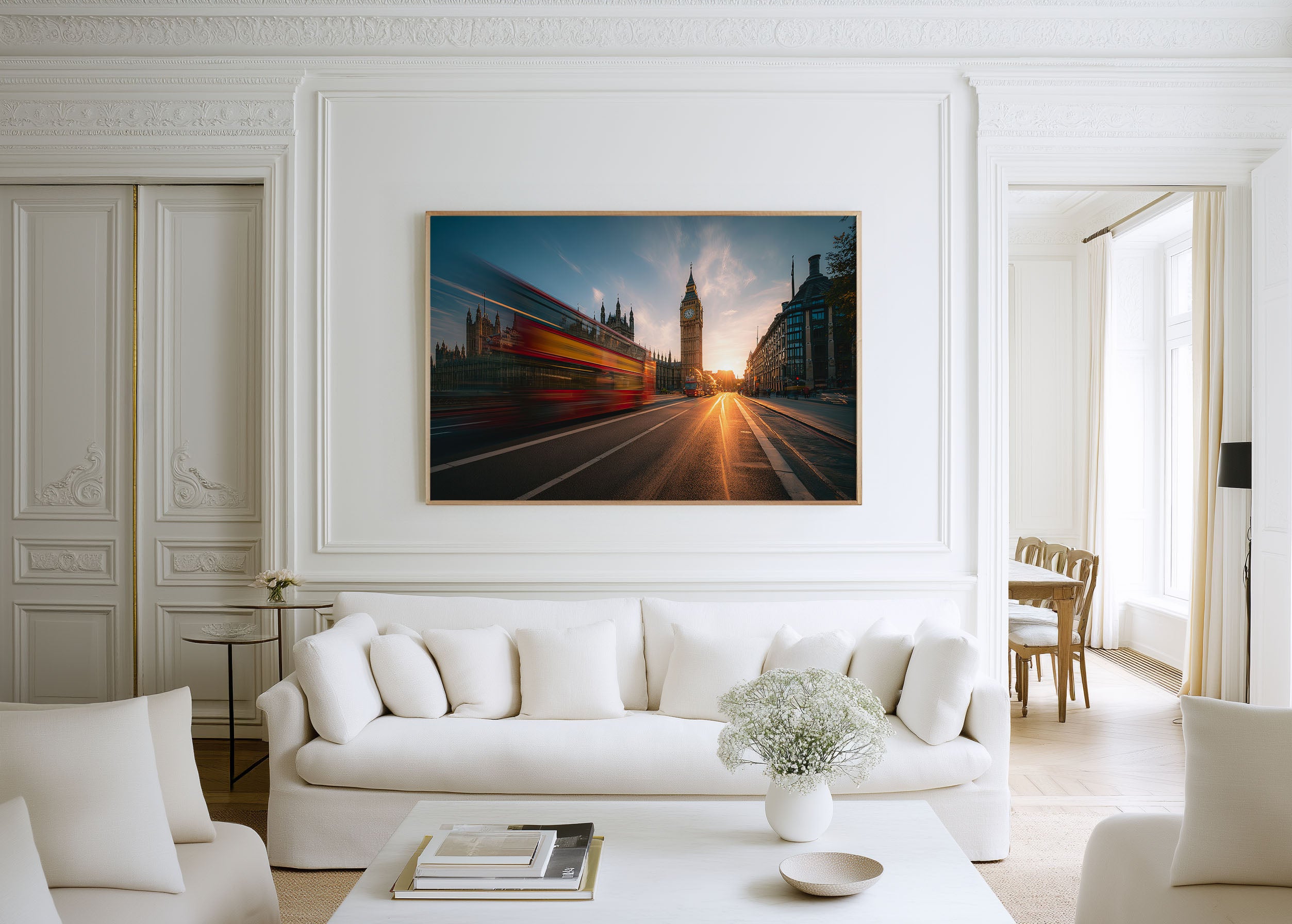 Big Ben London Sunset Wall Art Print – Cityscape Photography Canvas