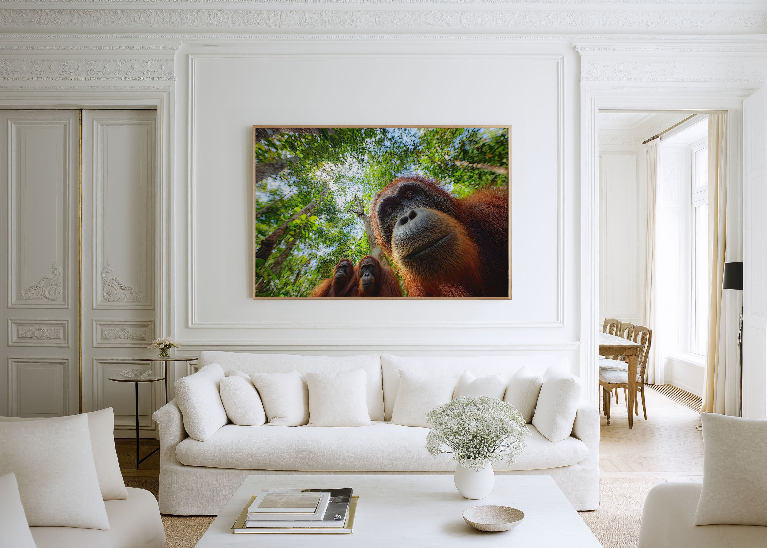 Orangutan Wall Art – Jungle Wildlife Photography Print