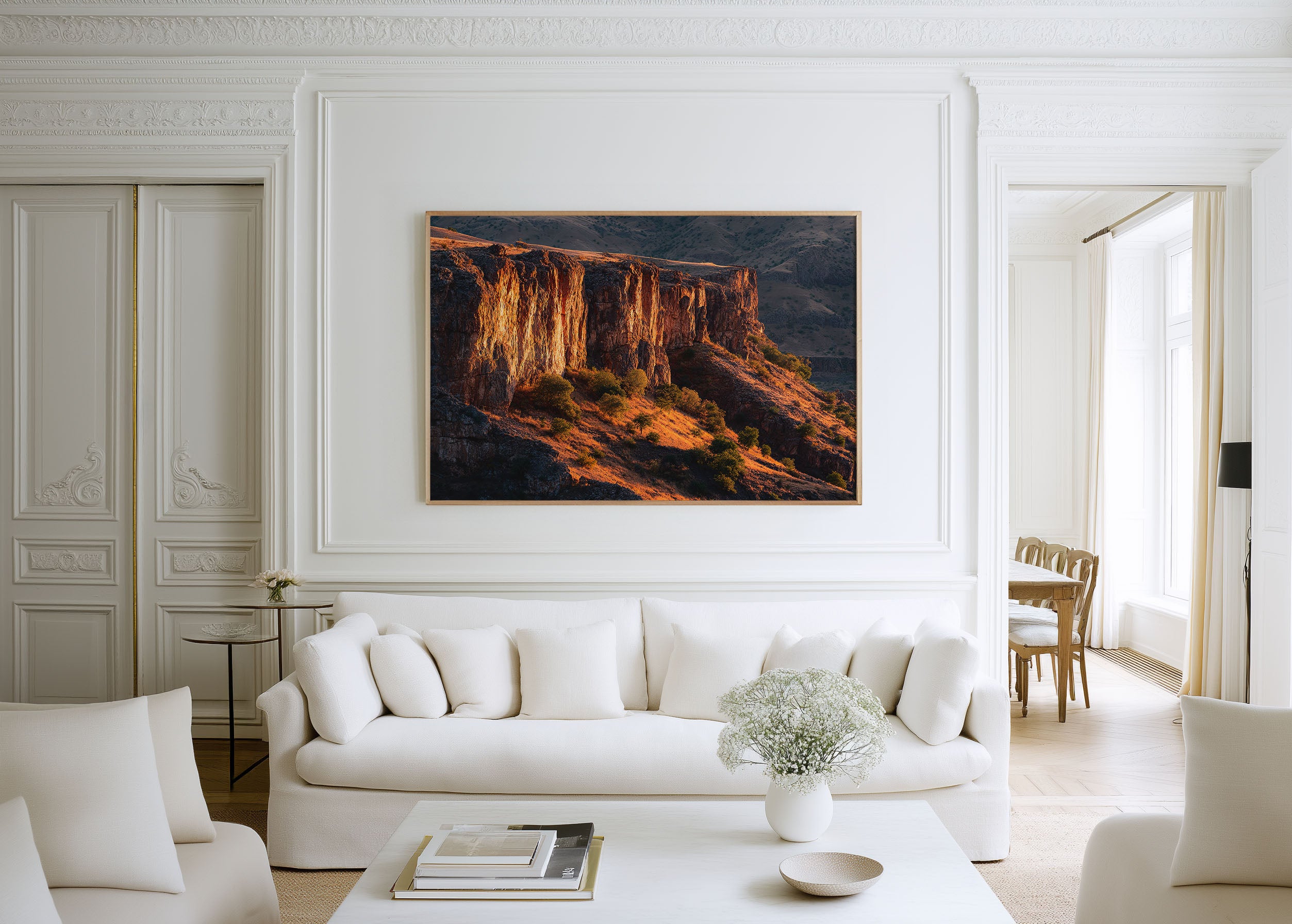 Boszhira Canyon Wall Art Print – Mangystau Kazakhstan Desert Cliffs