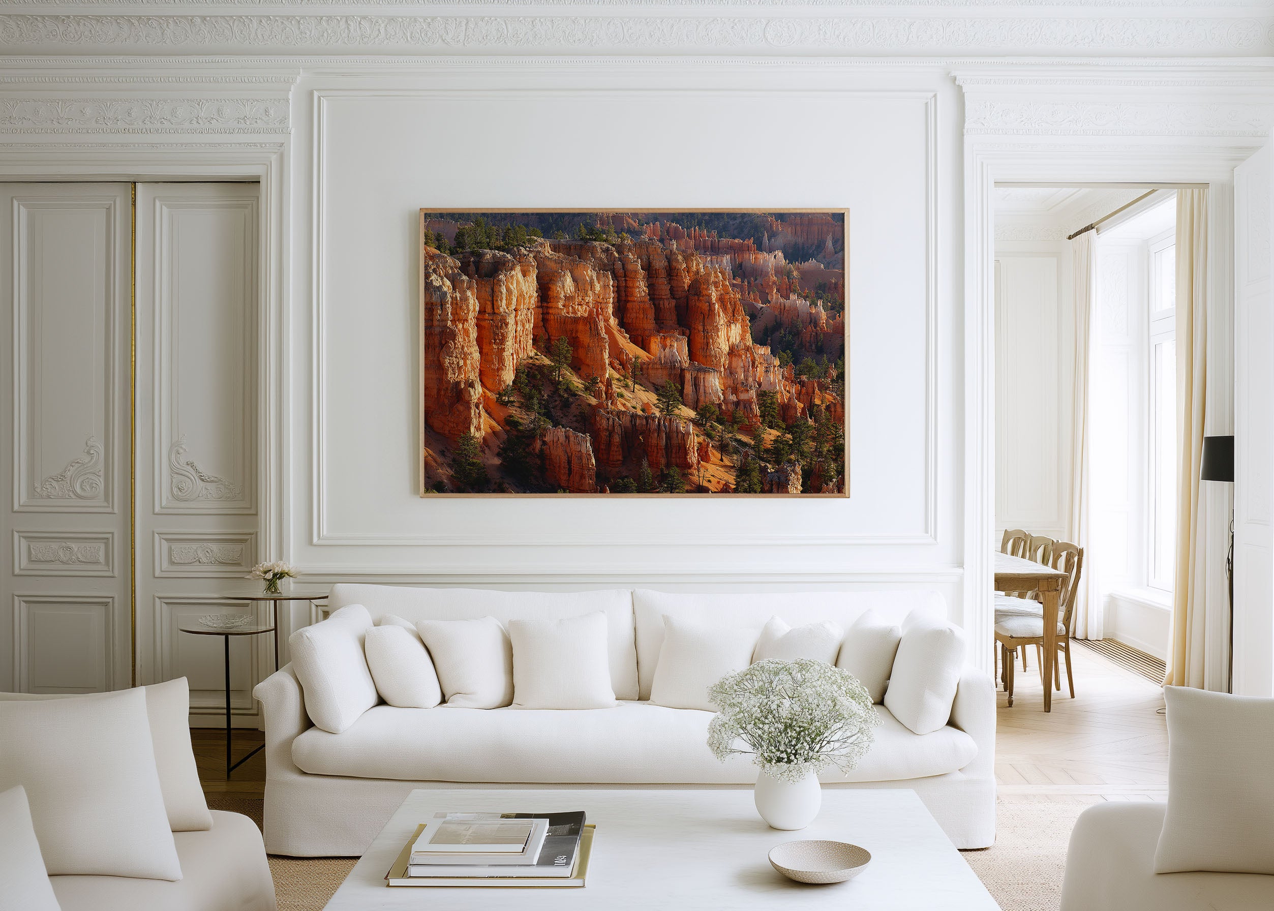 Bryce Canyon Hoodoos Wall Art Print – Utah Red Rock Canyon Landscape Photography