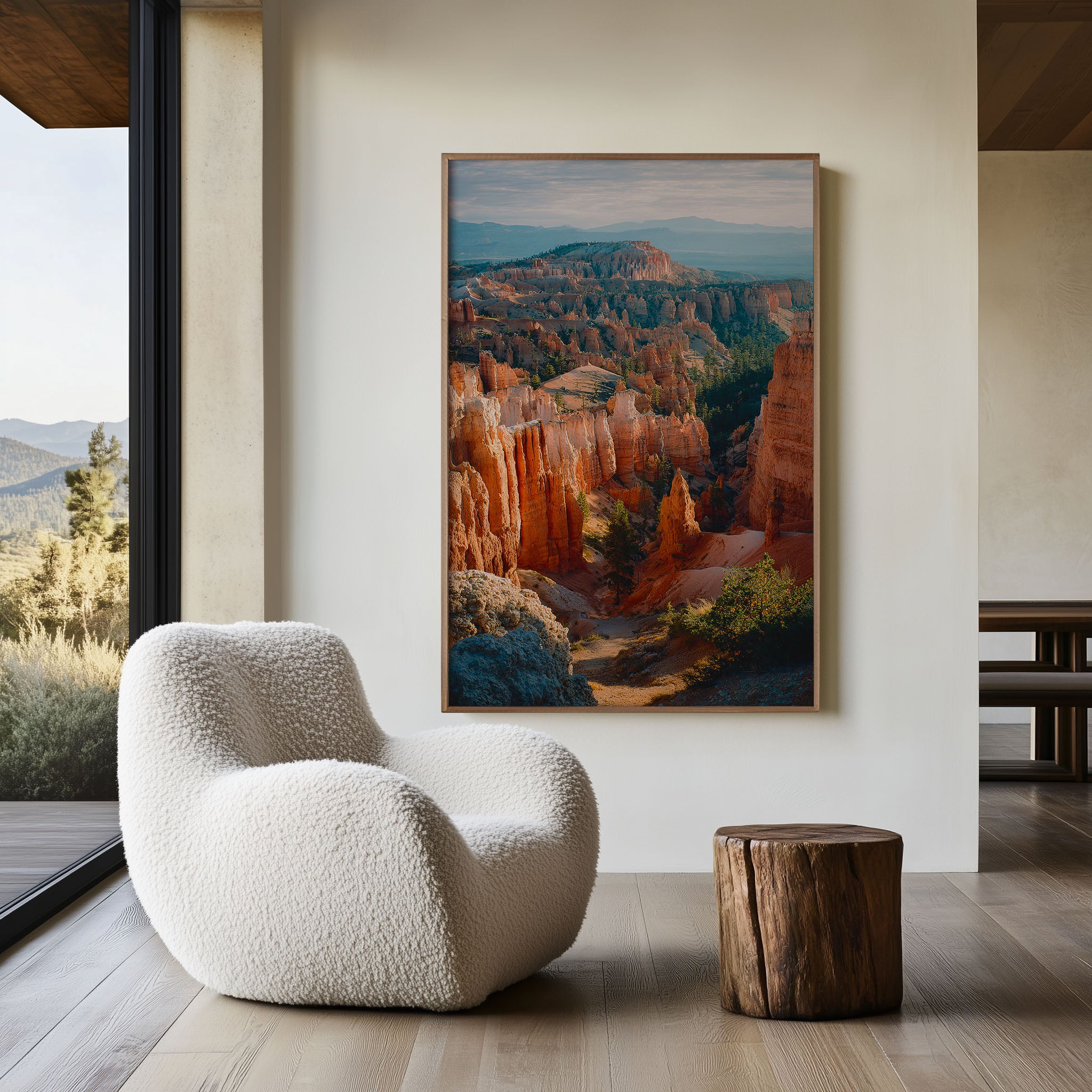 Bryce Canyon Sunrise Wall Art Print | Utah Red Rock Landscape Canvas