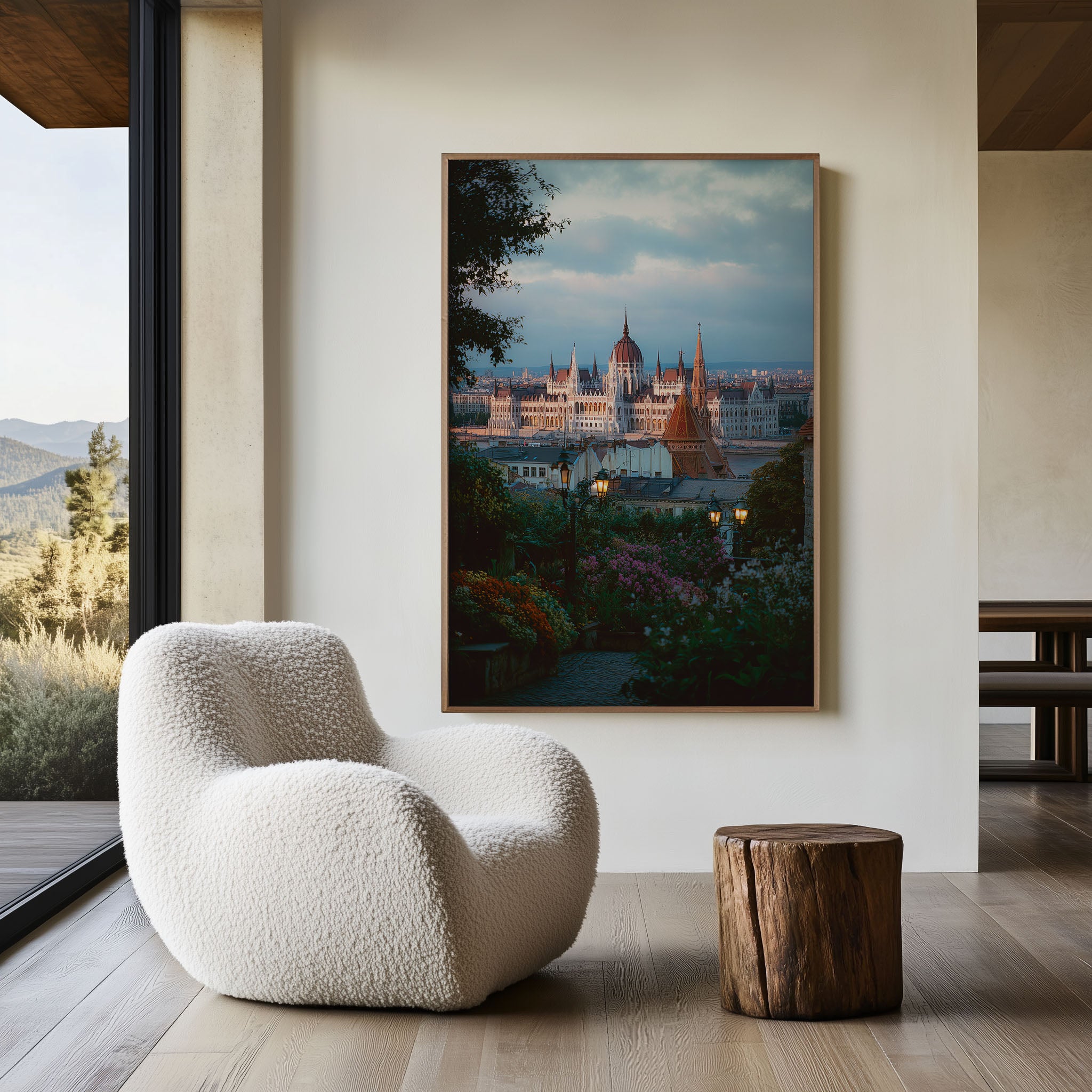 Budapest Parliament Wall Art Print | Hungary Danube River Photography | Buda Castle Hill Cityscape Poster | Eastern Europe Travel Print | Romantic City Home Decor