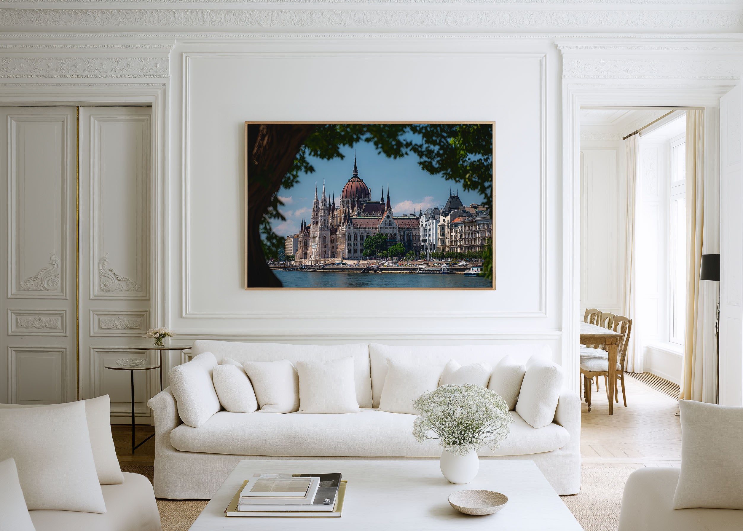 Budapest Parliament Wall Art – Hungarian Parliament Building Danube River Print, Budapest Hungary Architecture Photography Decor