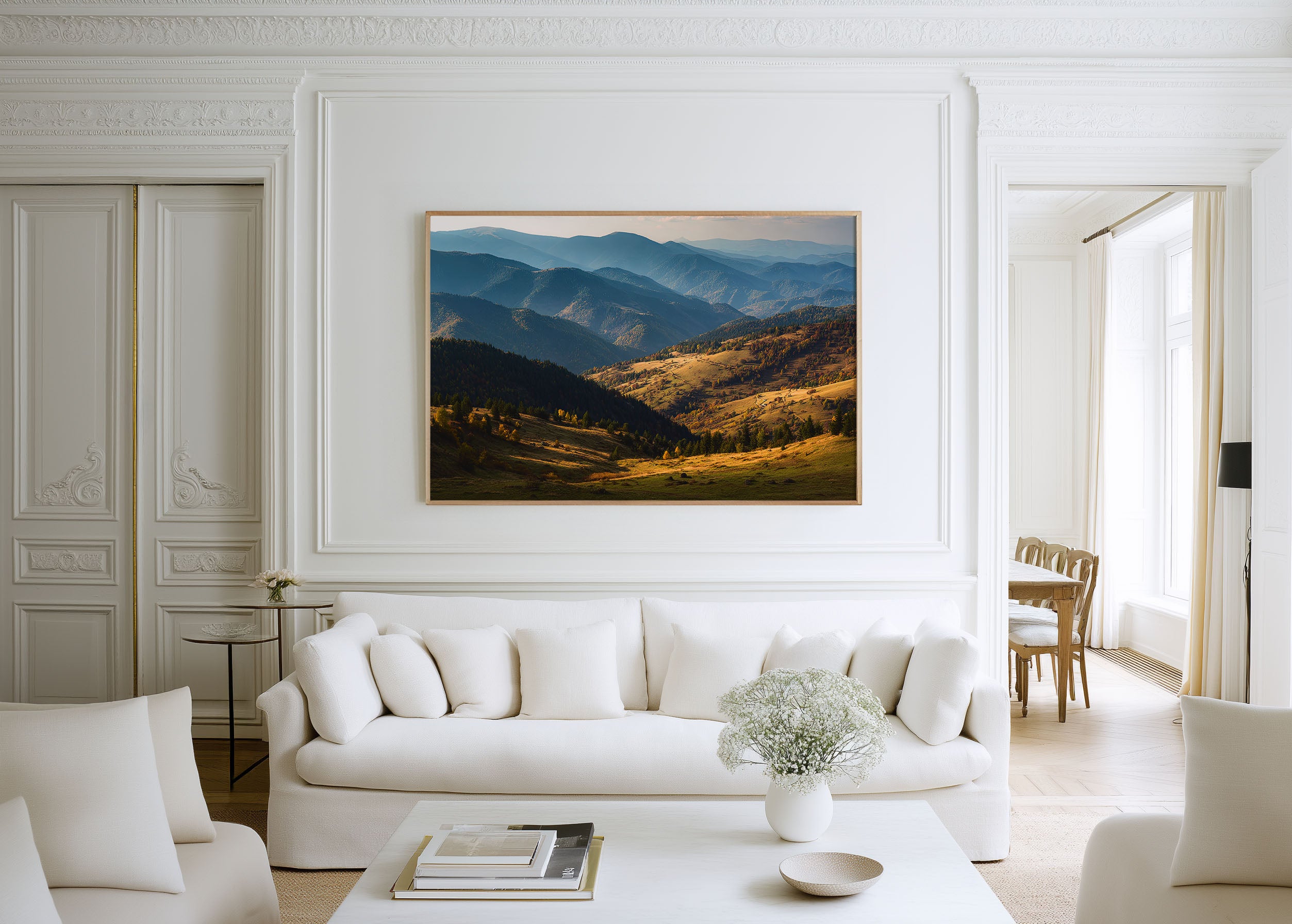 Carpathian Mountains Wall Art Print | Romania Autumn Mountain Landscape Photography