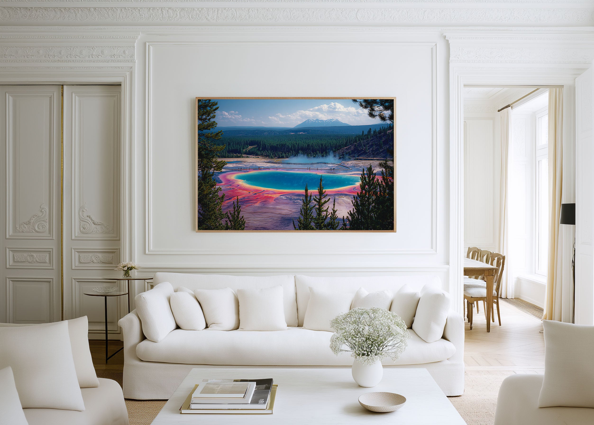 Grand Prismatic Spring Yellowstone Wall Art Print