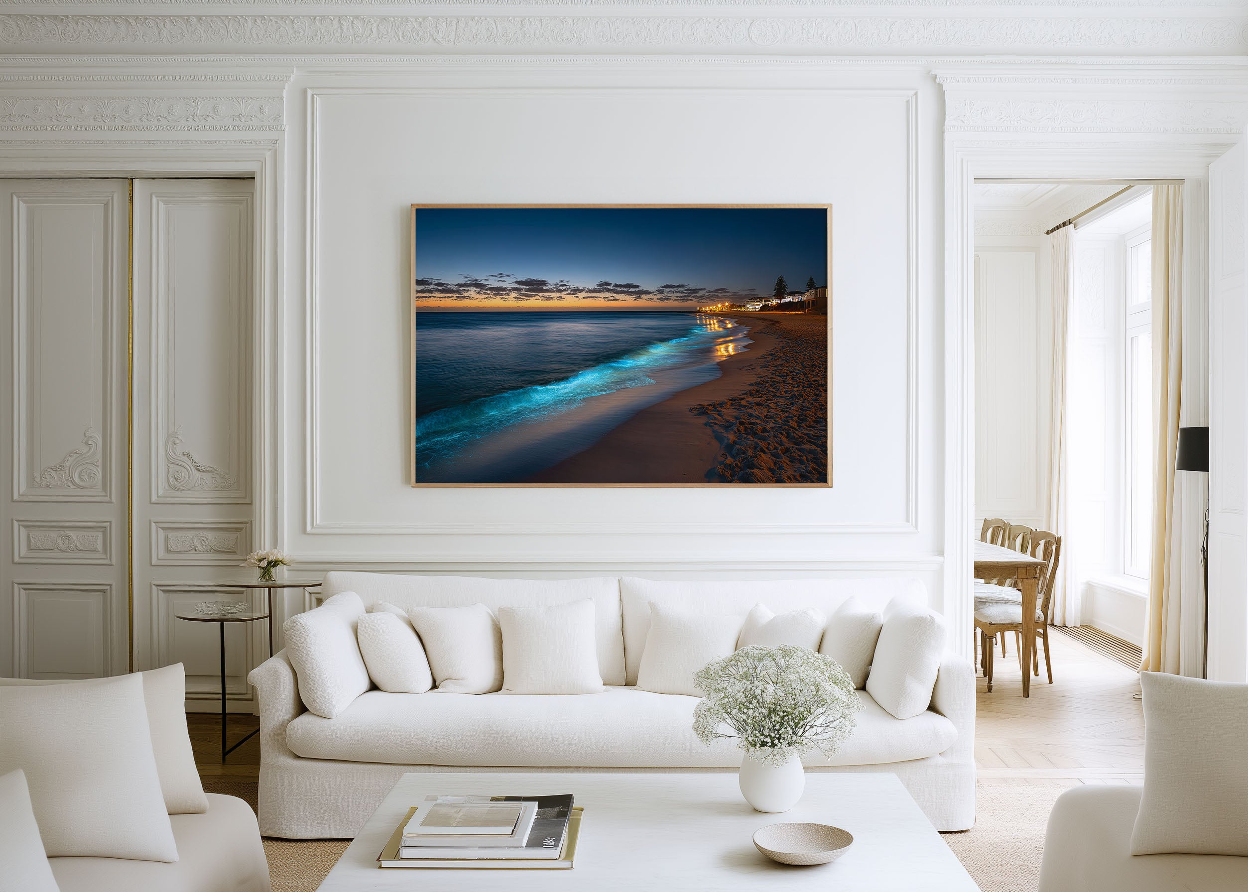 Cottesloe Beach Perth Wall Art Print | Western Australia Ocean Sunset