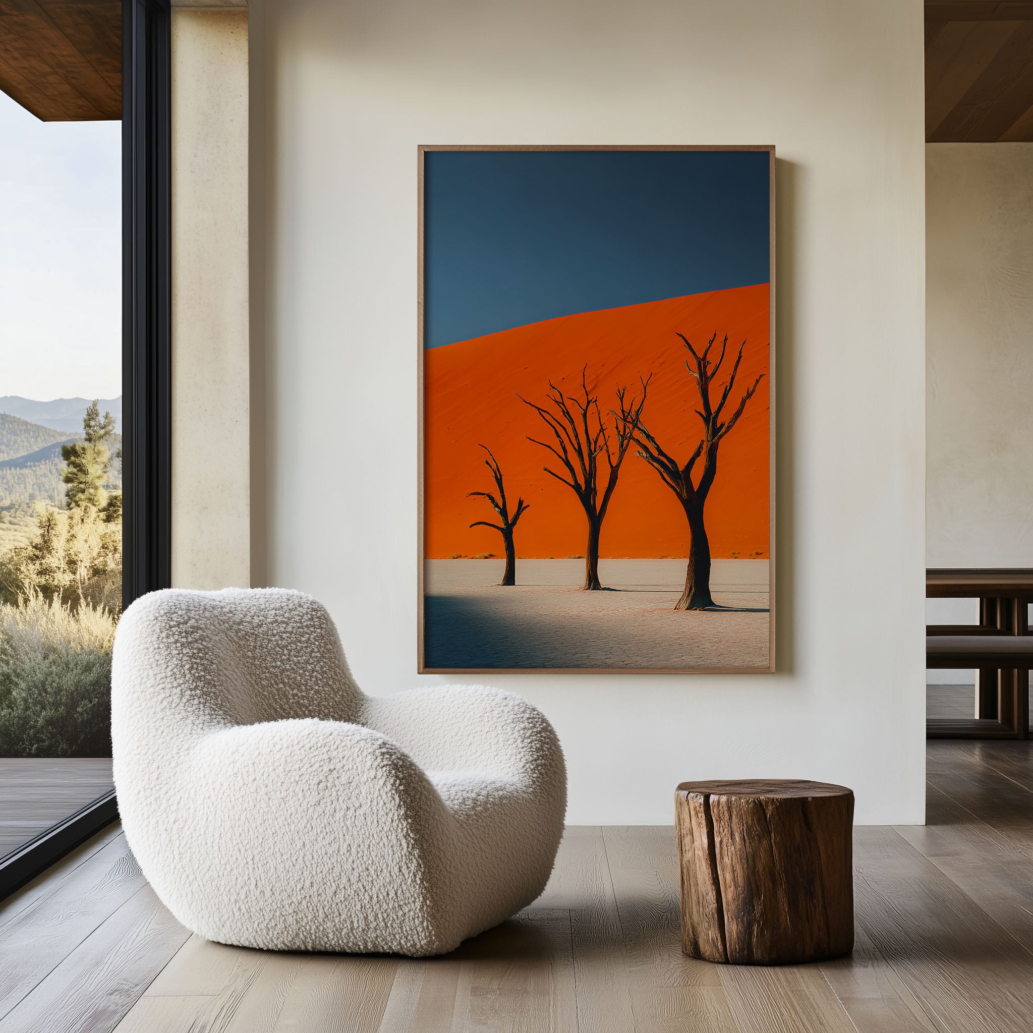Deadvlei Three Trees | Namib Desert Dune Wall Art Print