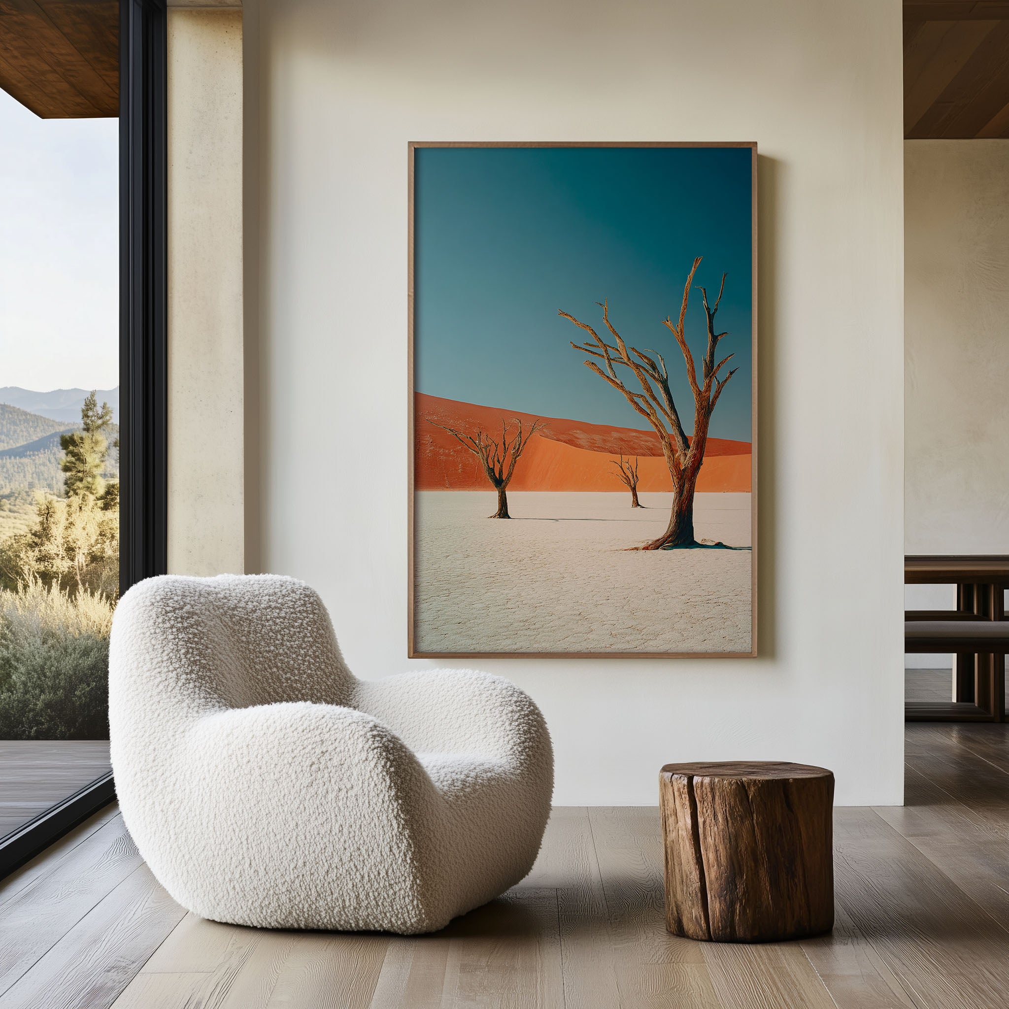 Deadvlei Ancient Trees | Namib Desert Namibia Wall Art Print