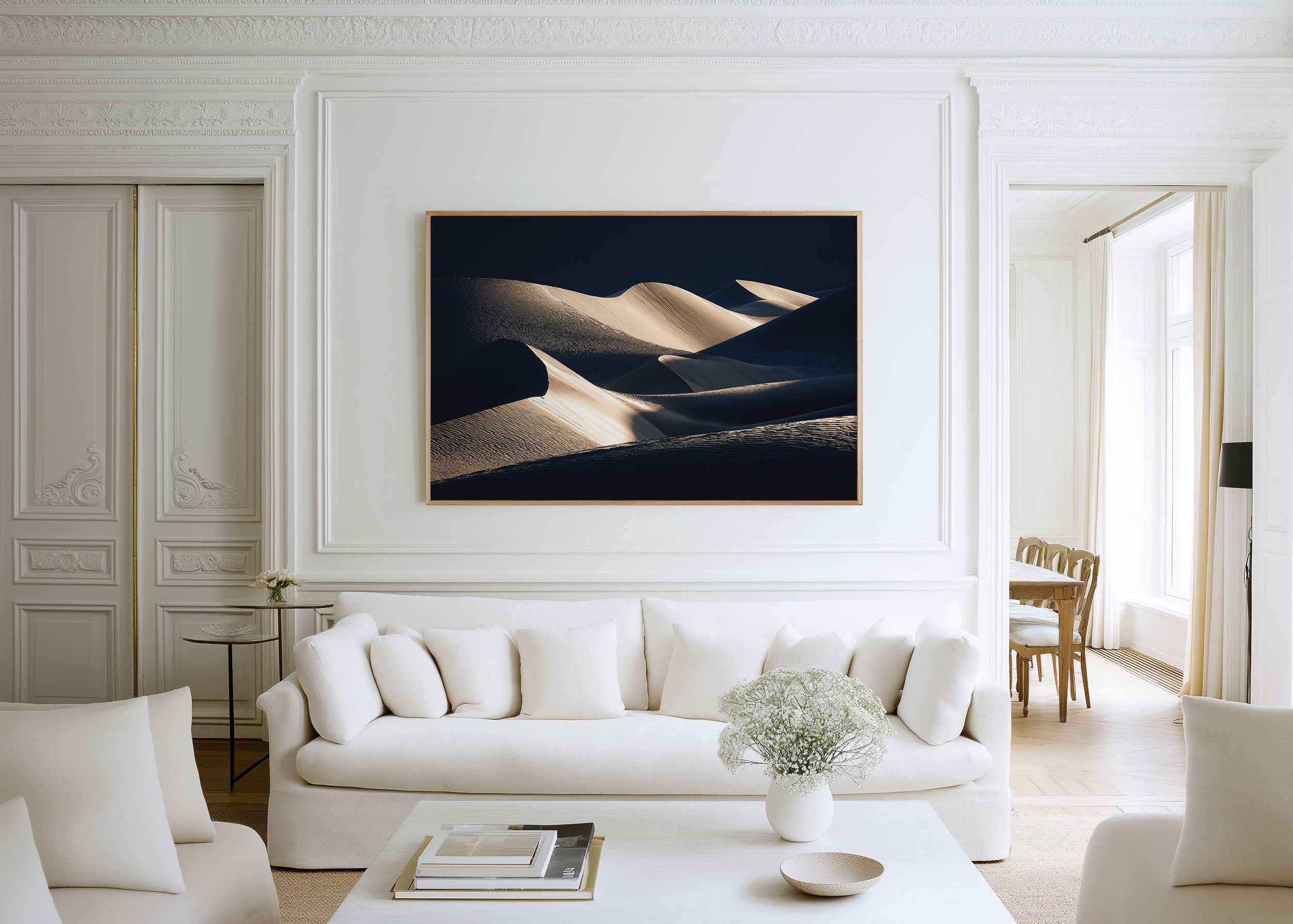 Death Valley Sand Dunes Print | California Desert Minimalist Photography Wall Art