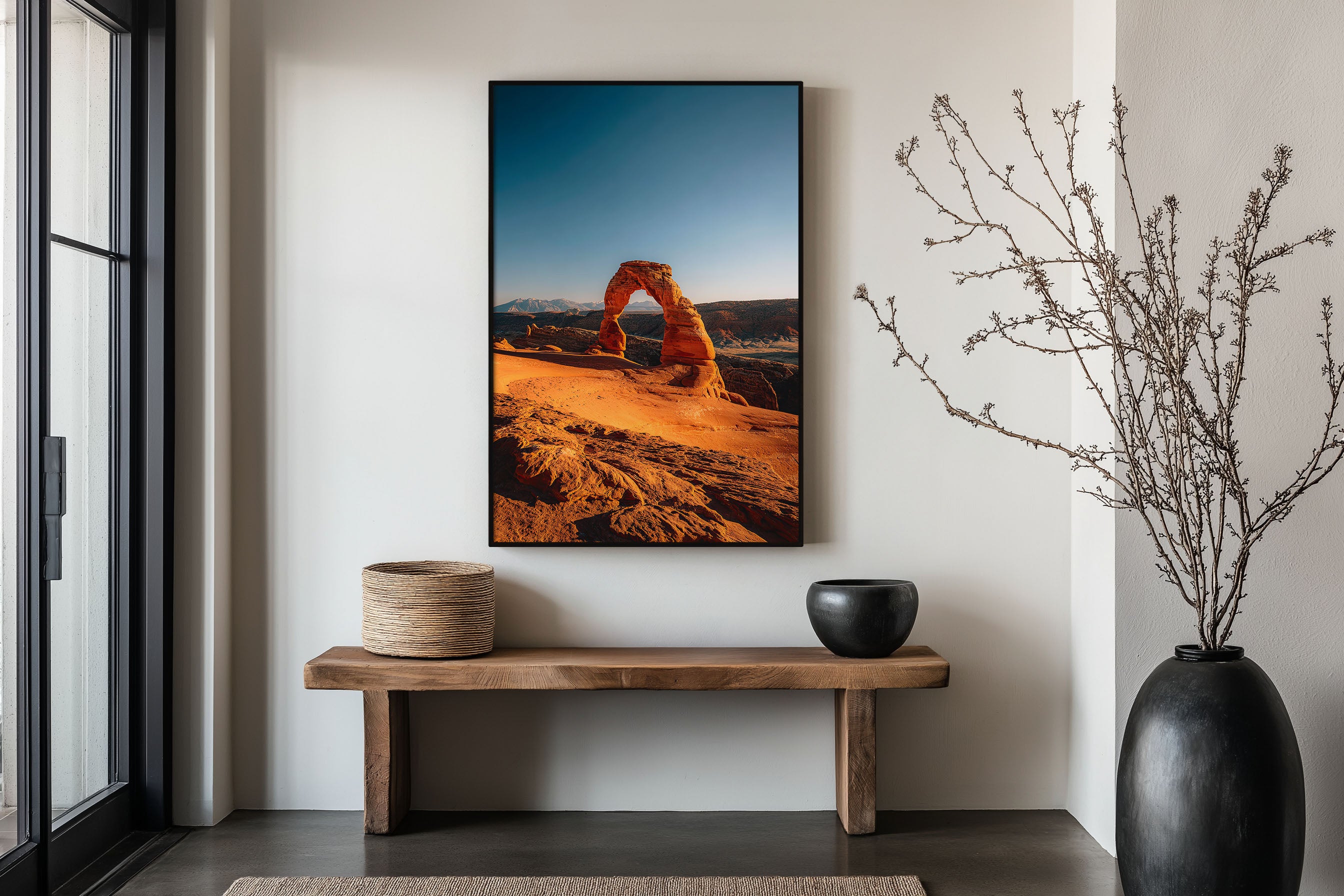 Delicate Arch Utah Wall Art Print | Arches National Park Sunset Photography | American Southwest Travel Poster | Desert Nature Home Decor