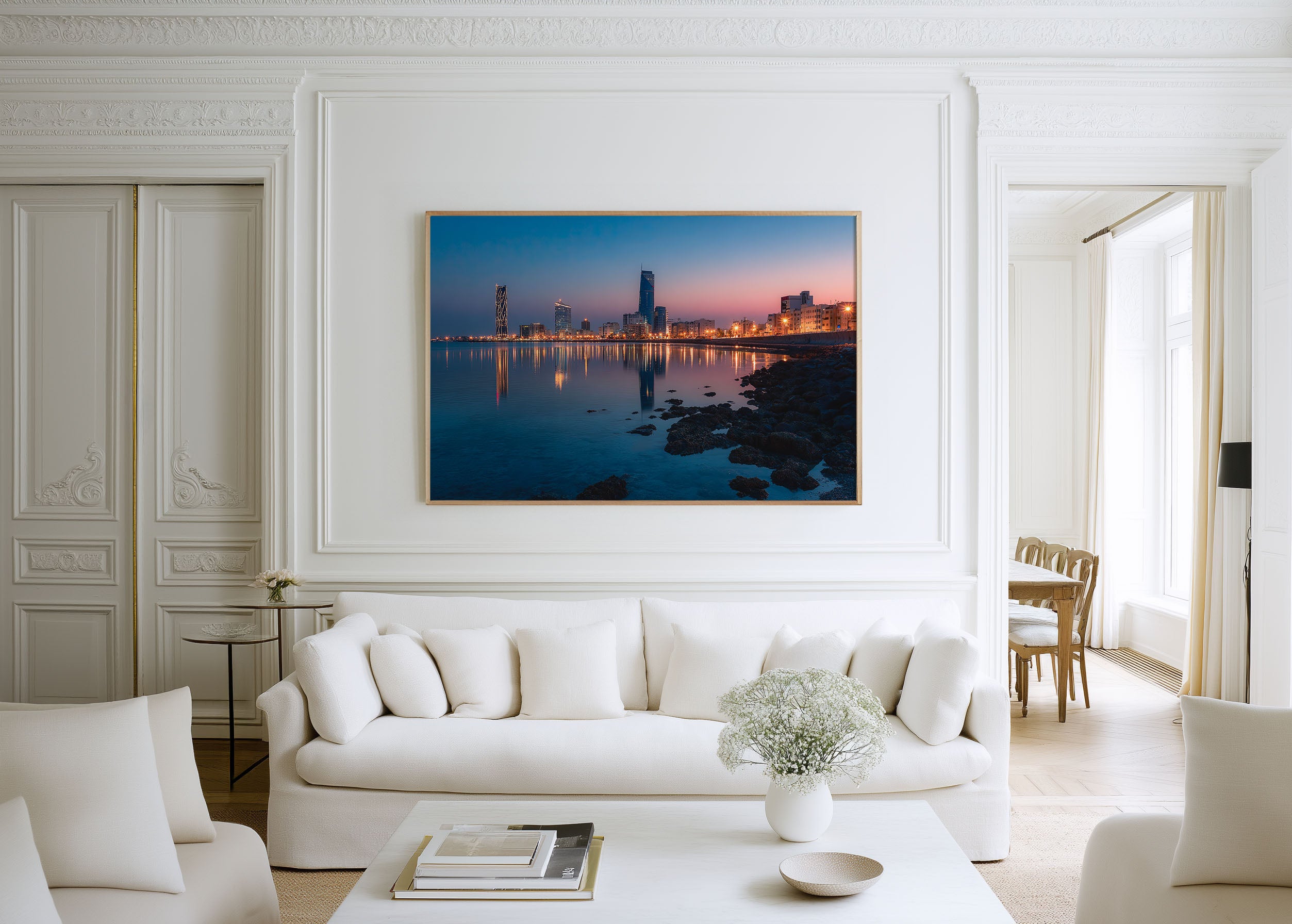 Jeddah Saudi Arabia Wall Art | Red Sea Waterfront Skyline Print