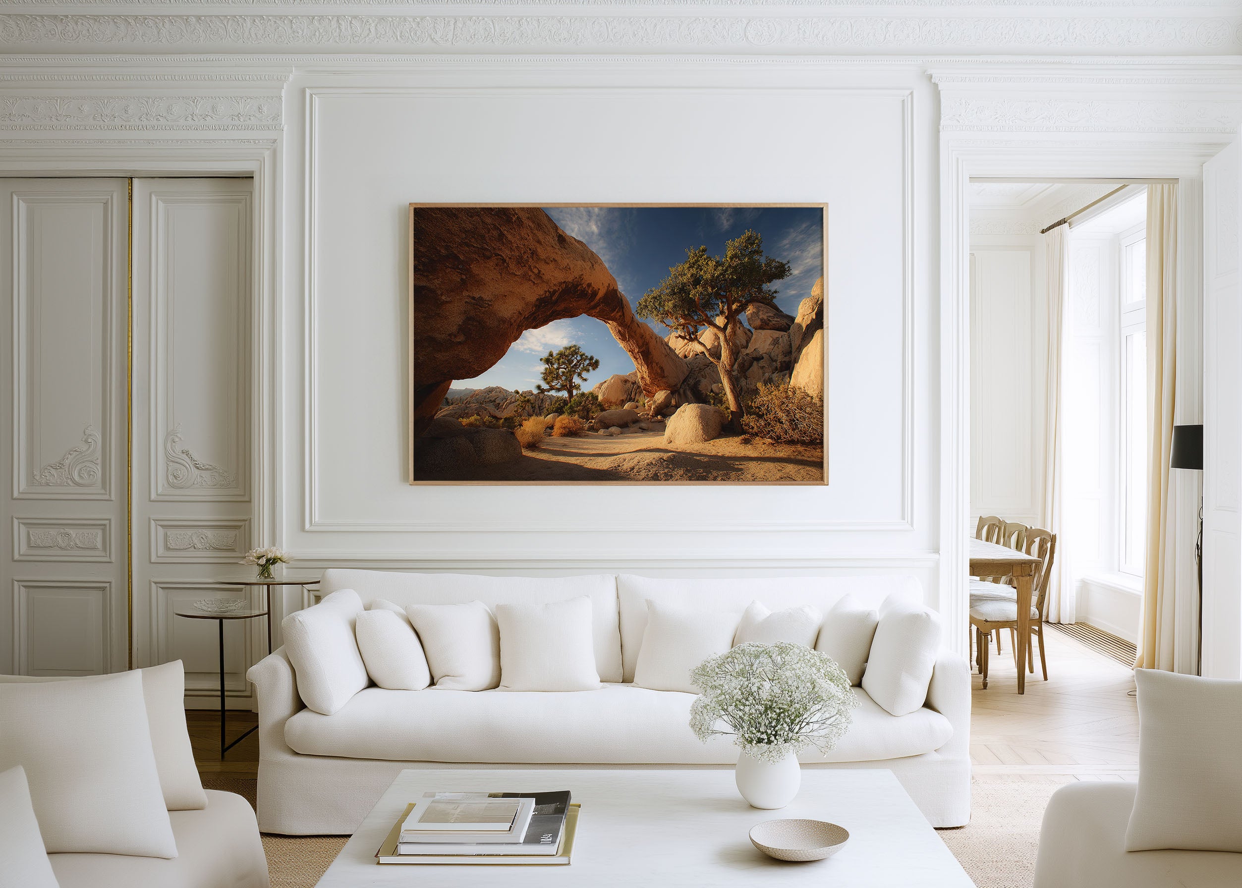 Joshua Tree National Park Wall Art | California Desert Rock Arch Landscape Print