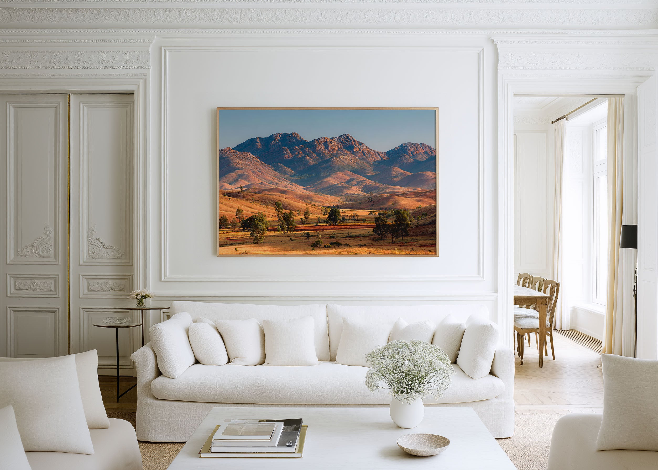 Flinders Ranges Wall Art Print | Australian Outback Sunset Poster