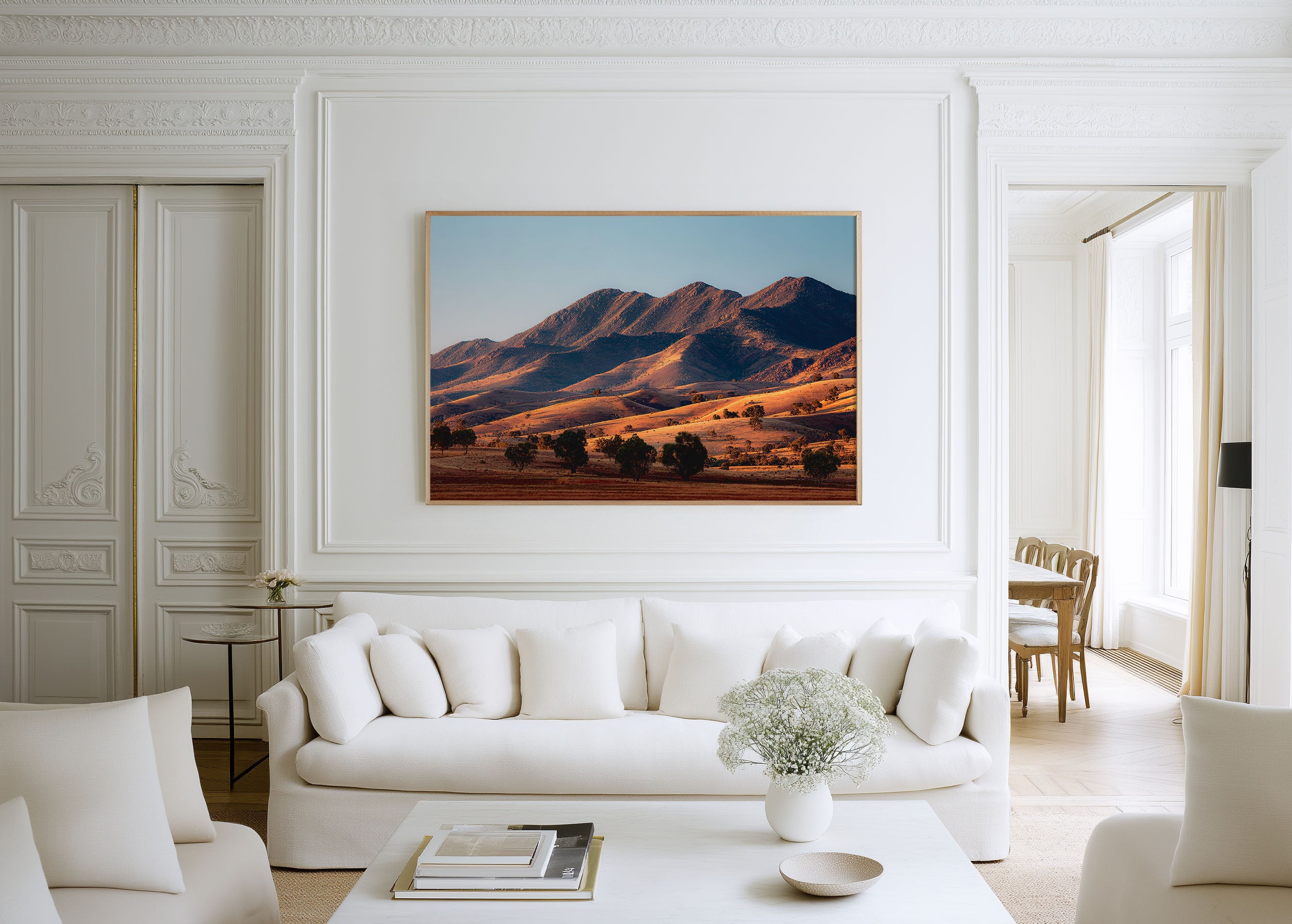 Flinders Ranges Mountain Wall Art Print | South Australia Outback