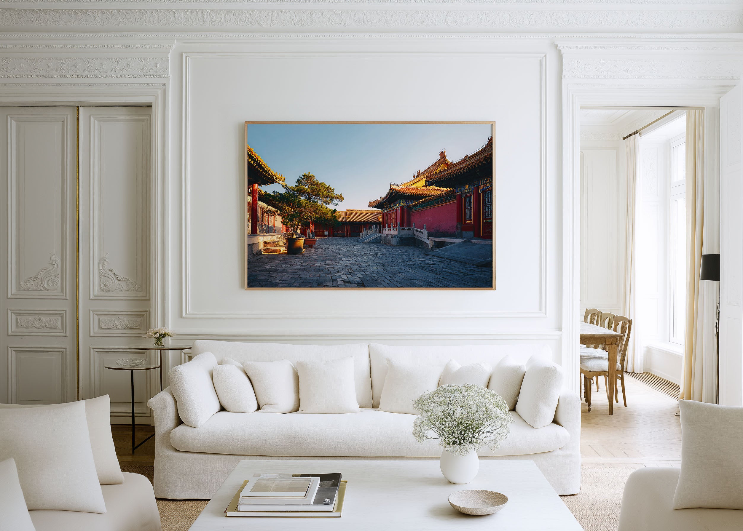 Forbidden City Beijing Palace Wall Art Print – Imperial China Canvas