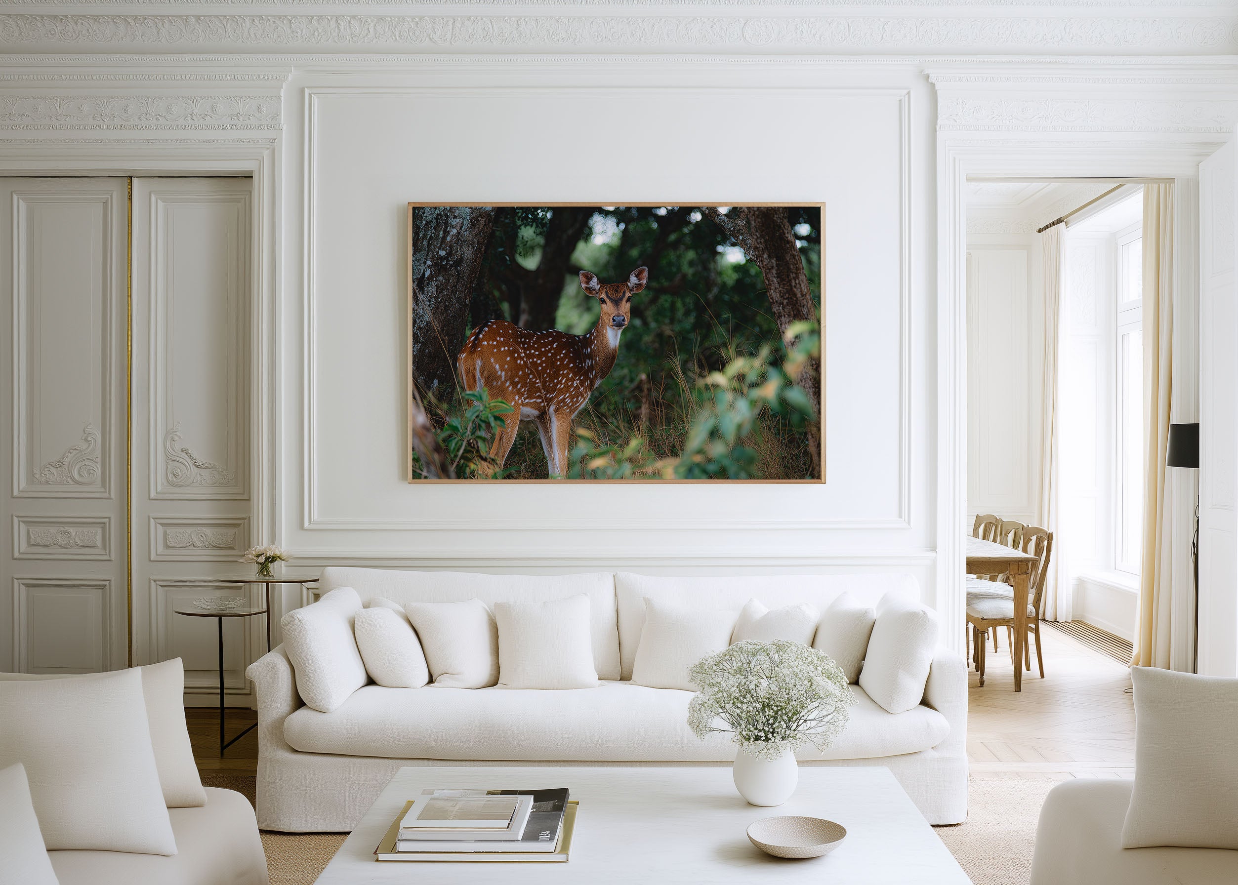 Spotted Deer Wall Art – Wildlife Forest Photography