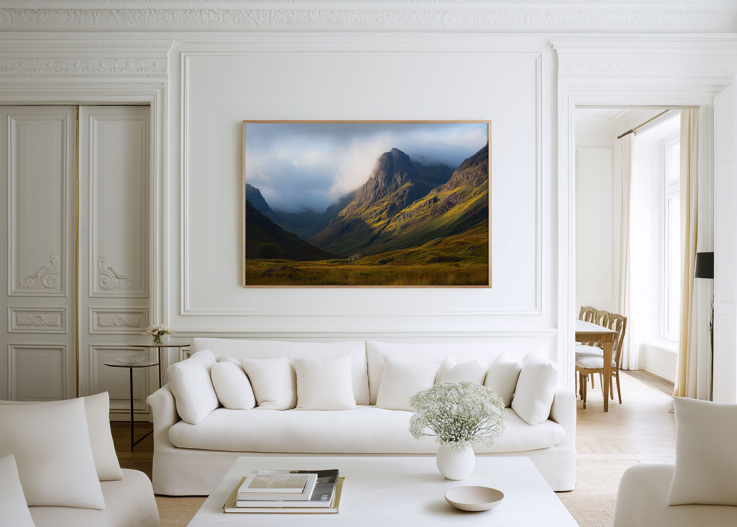 Glencoe Highlands Wall Art Print | Scotland Dramatic Mountain Landscape Photography