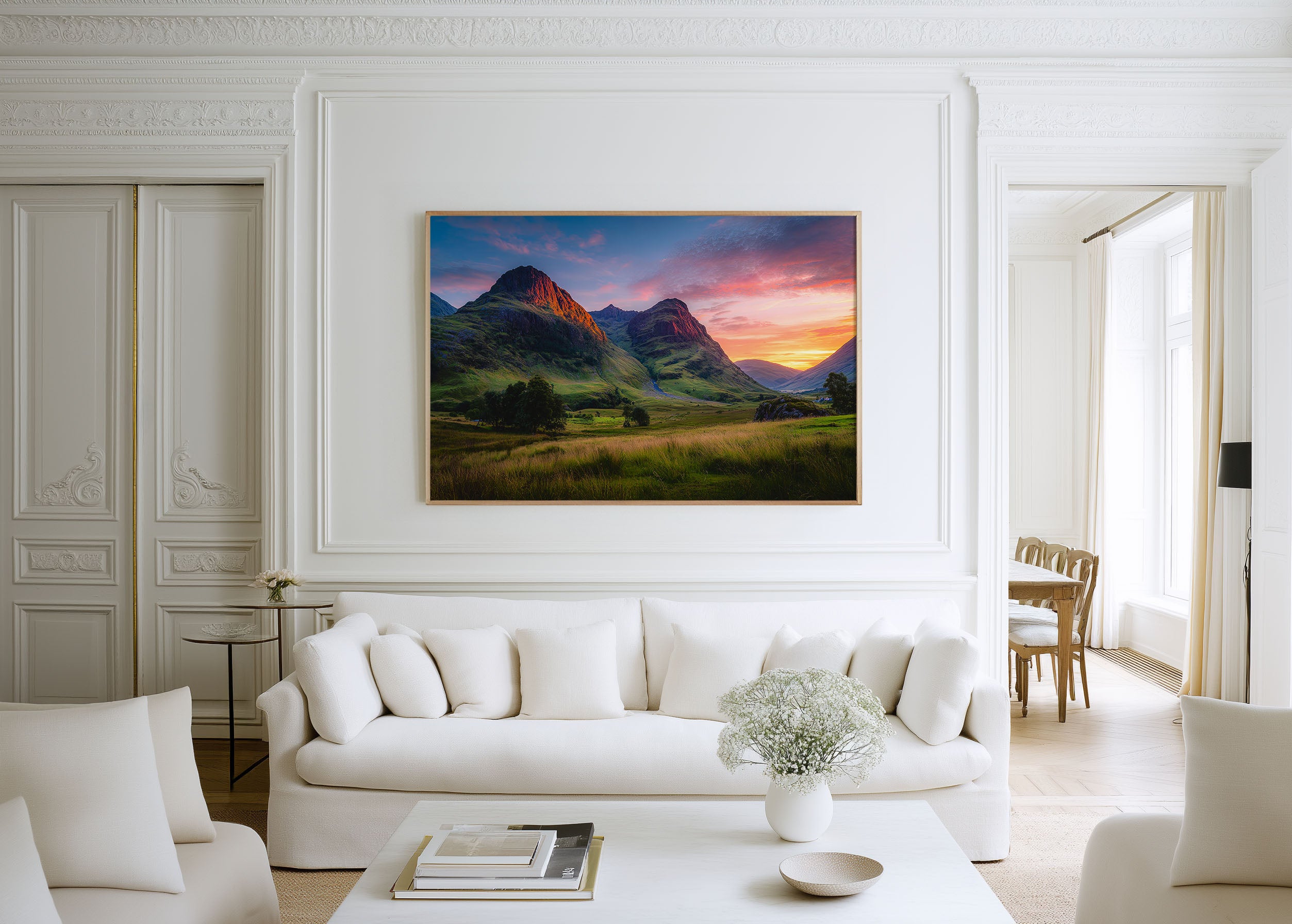 Glencoe Valley Print – Scottish Highlands Wall Art