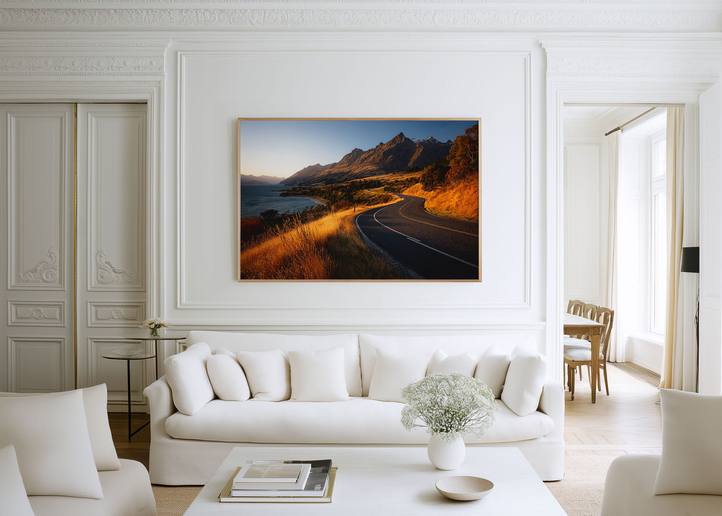 Glenorchy Road New Zealand Wall Art | Queenstown Scenic Landscape Print