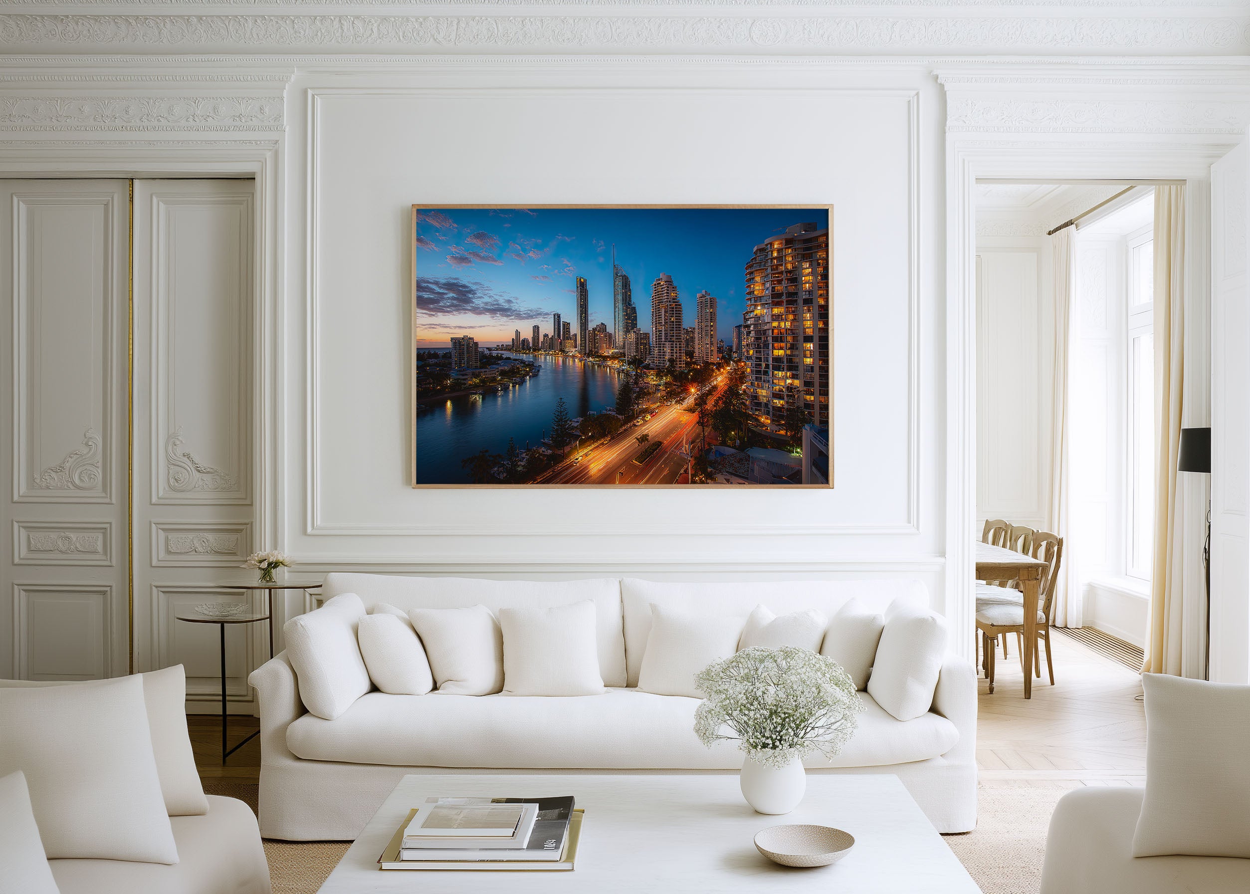 Surfers Paradise Gold Coast Wall Art | Australia Skyline Print
