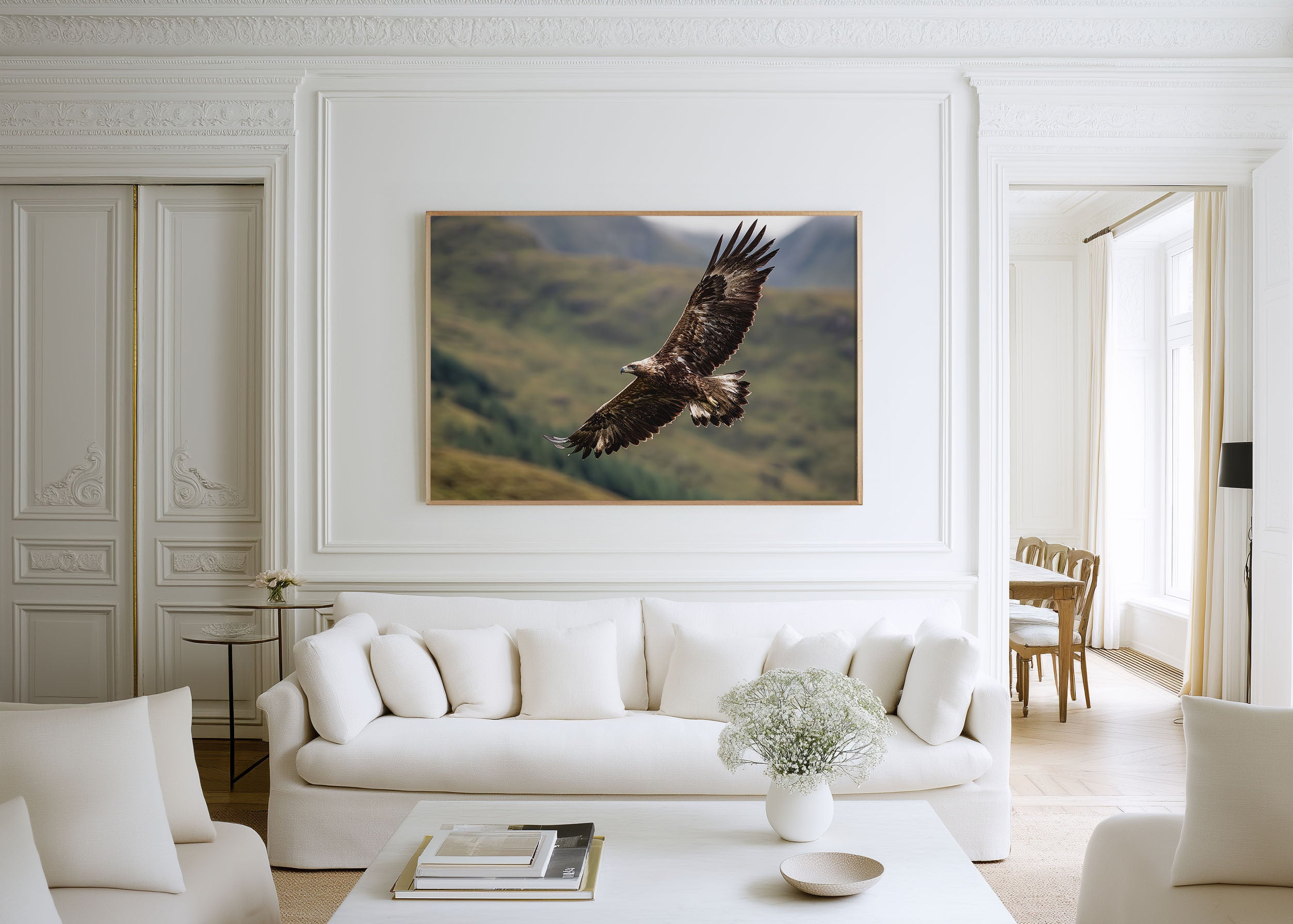 Golden Eagle Wall Art – Mountain Wildlife Photography Print