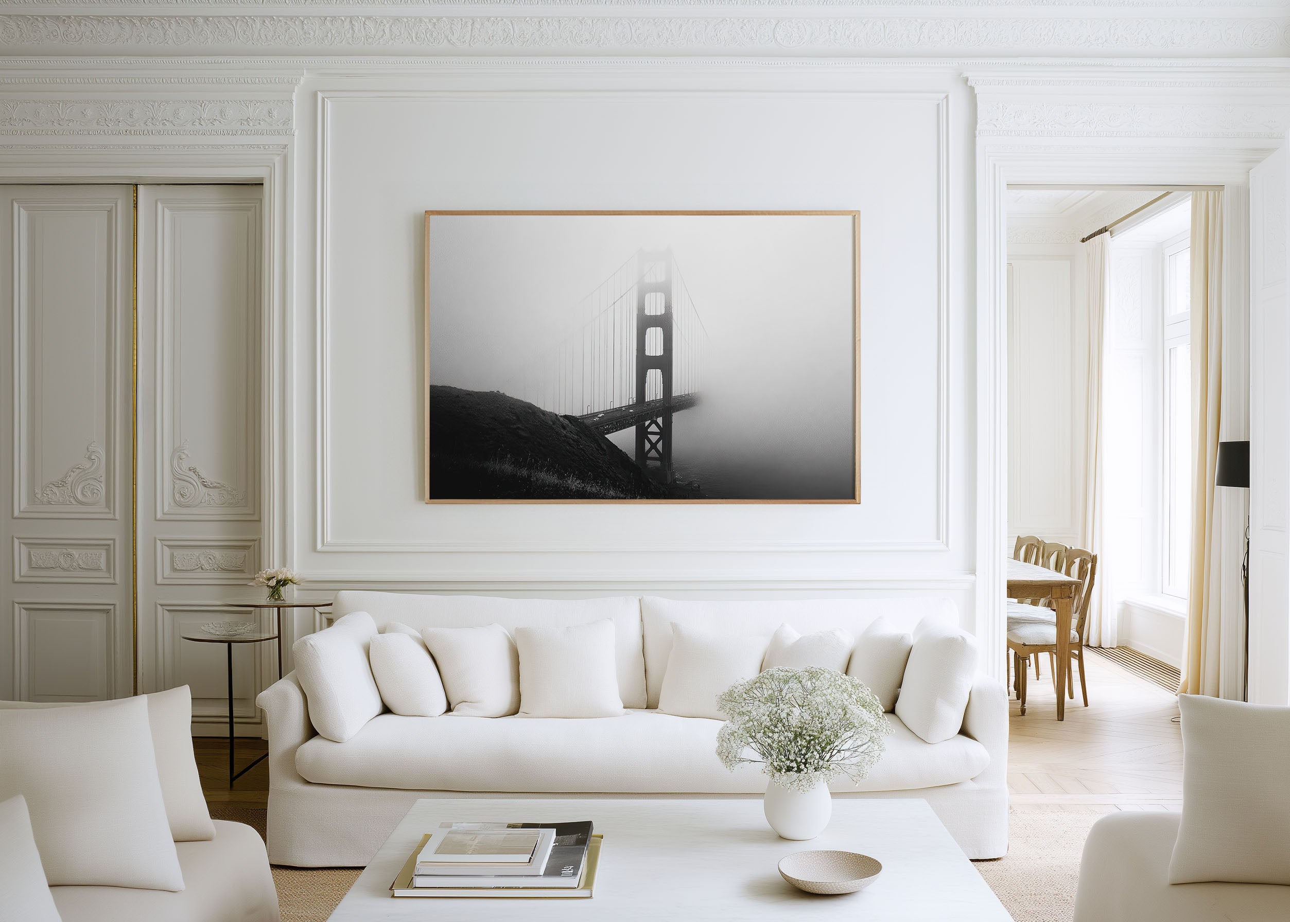 Golden Gate Bridge Fog Wall Art