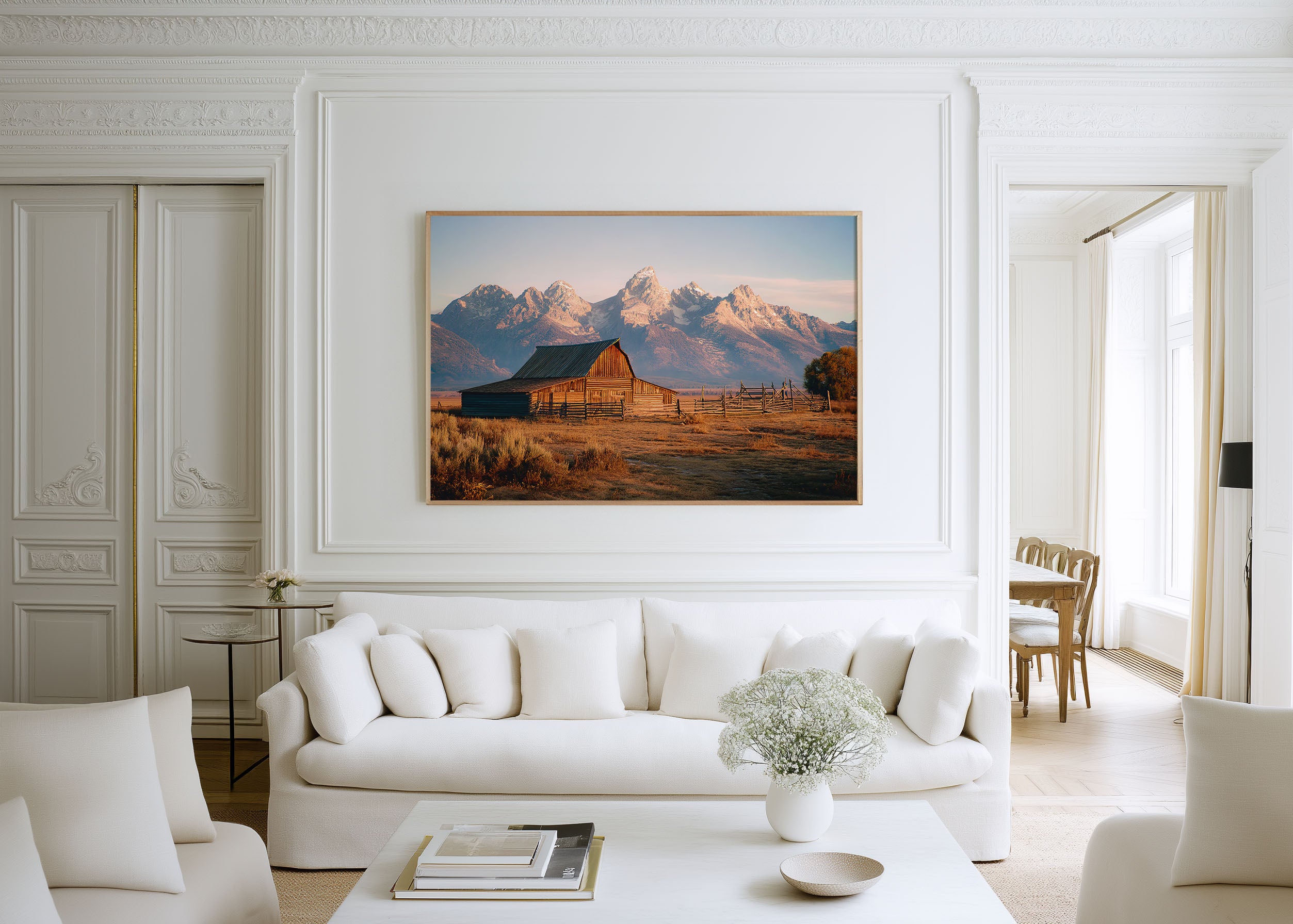 Grand Teton Rustic Barn Wall Art