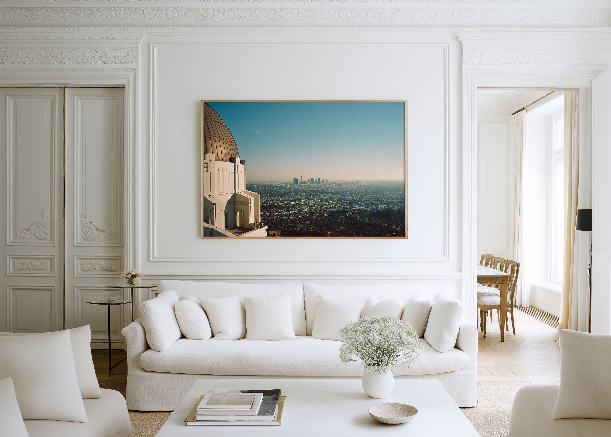 Griffith Observatory LA Skyline Wall Art