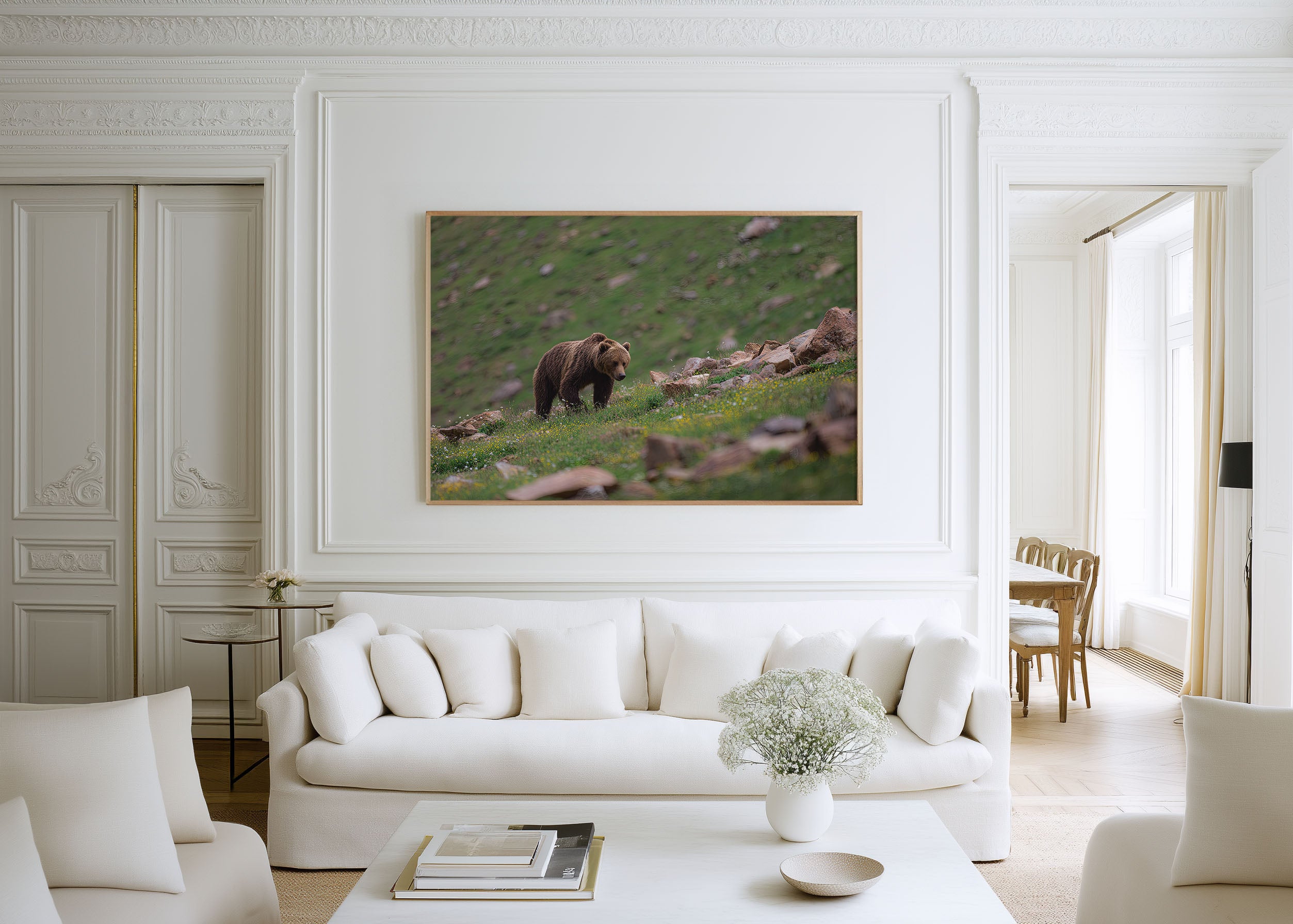 Himalayan Brown Bear Wall Art – Mountain Wildlife Photography Print