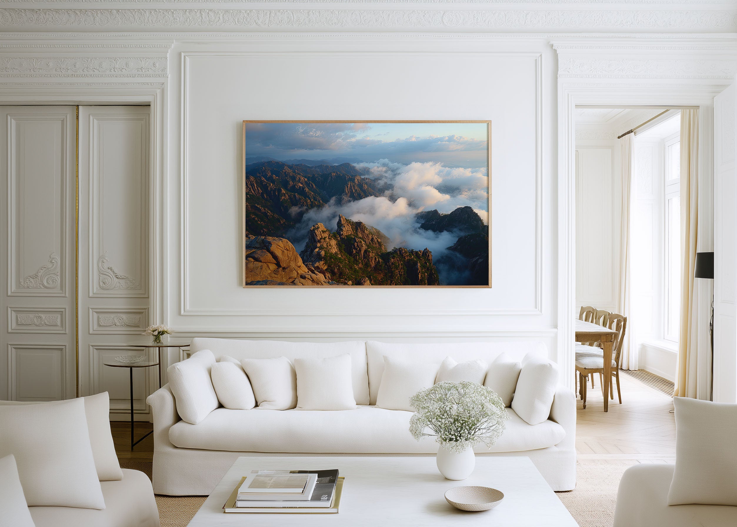 Huangshan China Sea of Clouds Wall Art Print – Mountain Landscape