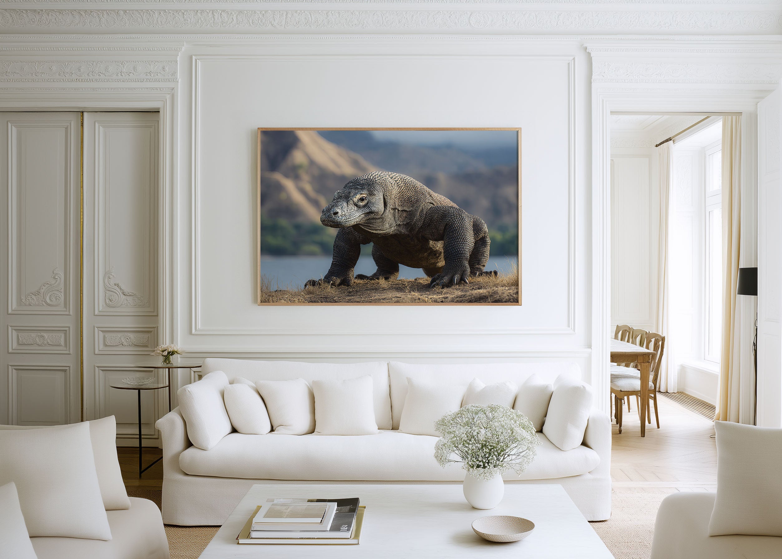 Island Titan – Komodo Dragon Wildlife Wall Art Print