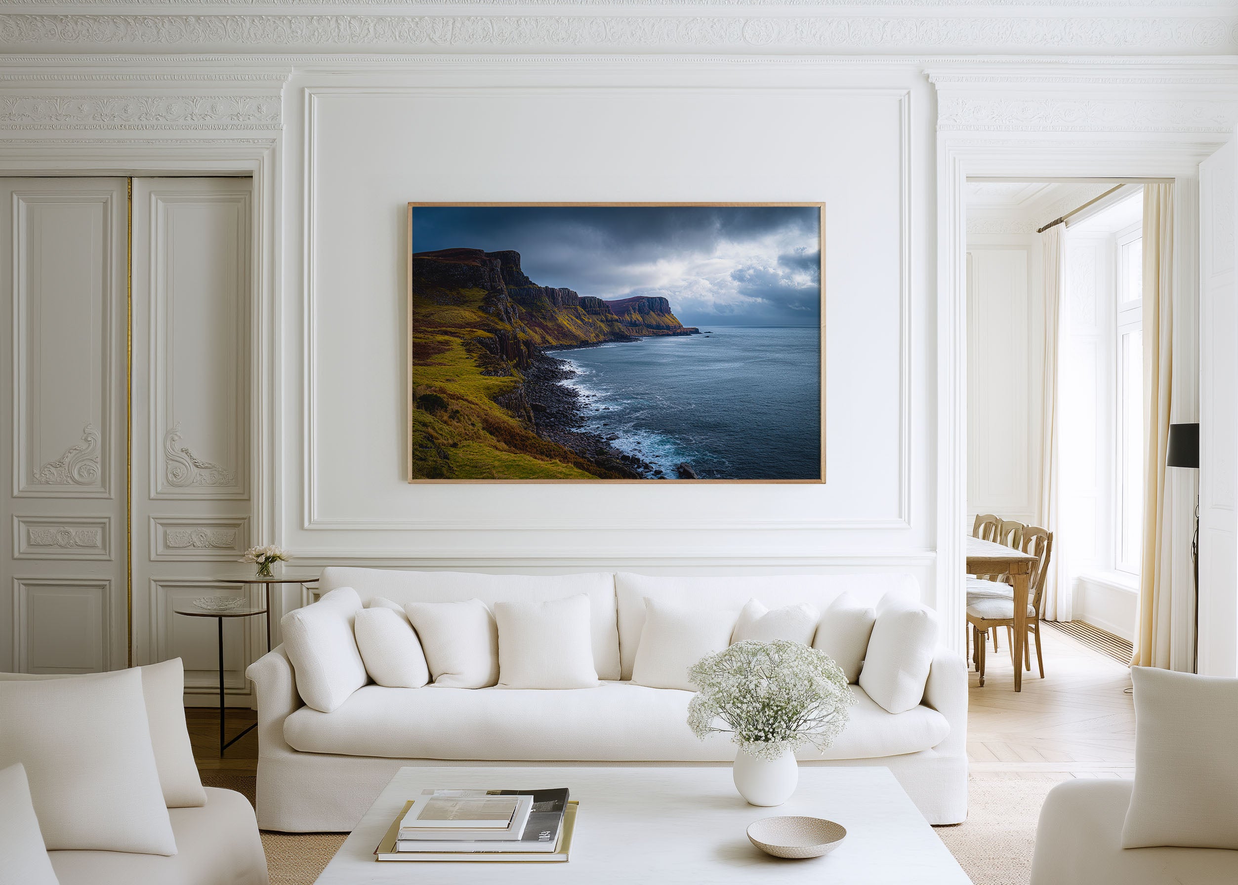 Isle of Skye Coastline Print | Scotland Dramatic Cliffs Ocean Photography Wall Art