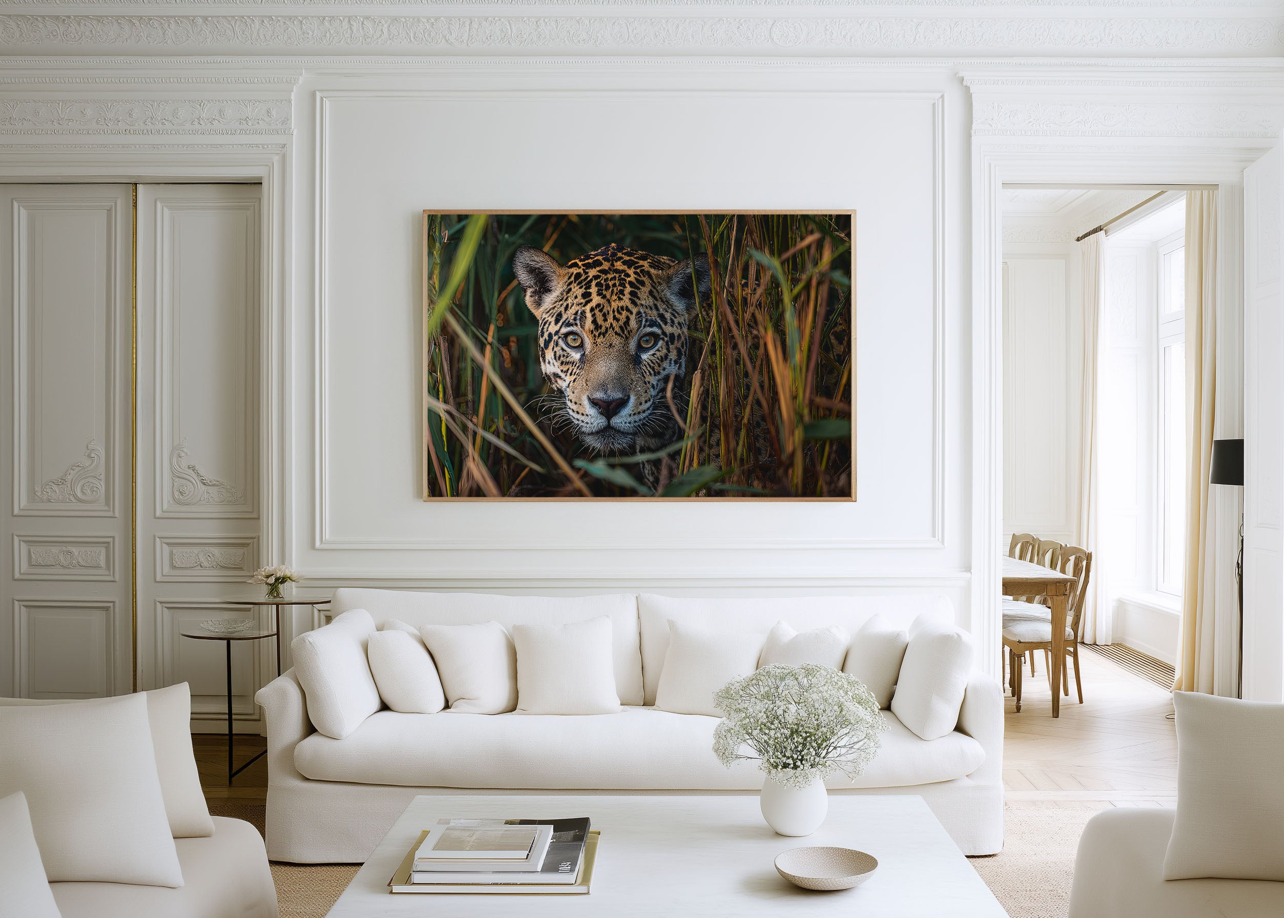 Jaguar Portrait Wall Art – Brazil Jungle Wildlife Photography Print