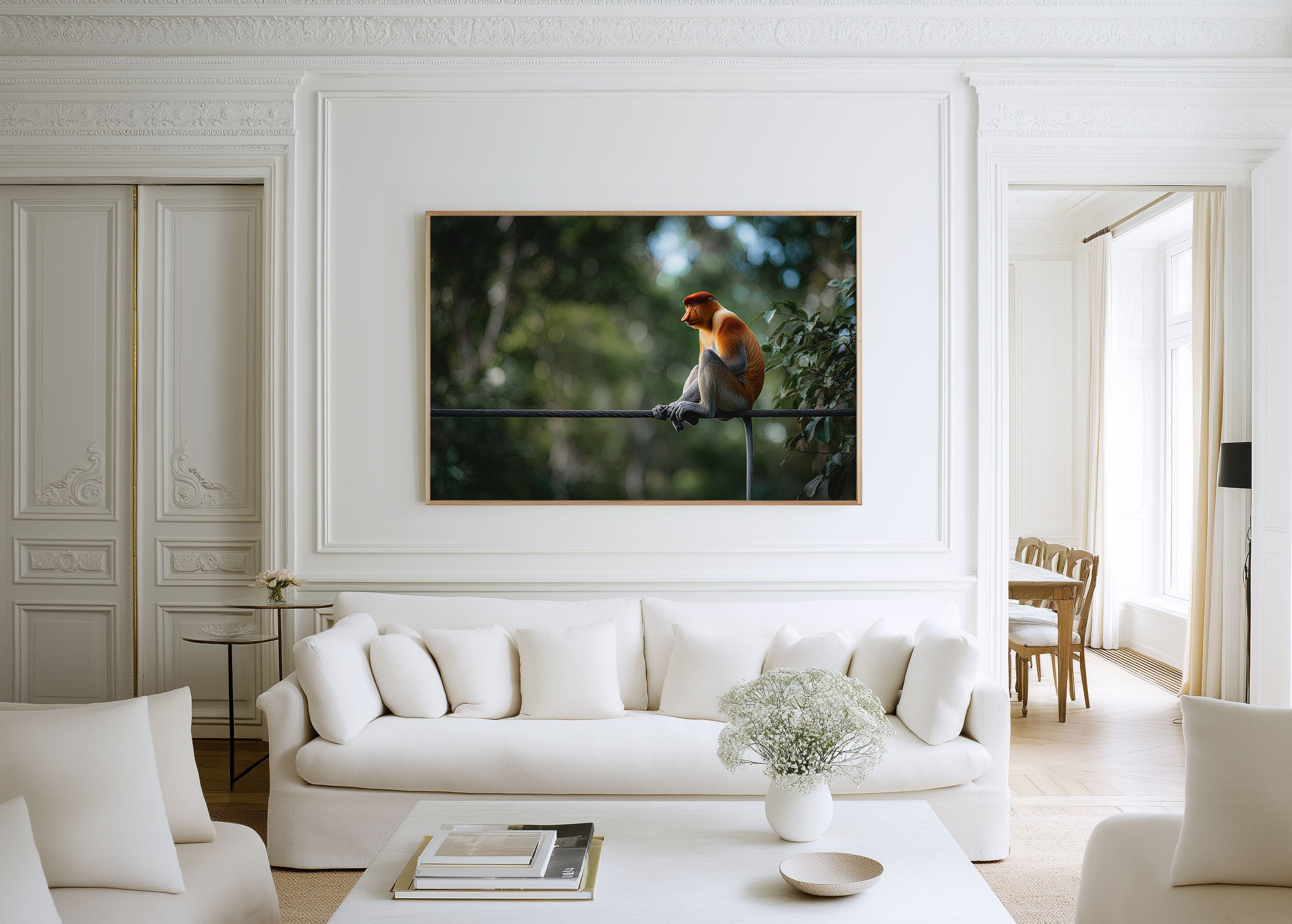 Jungle Sentinel – Proboscis Monkey Fine Art Wildlife Print