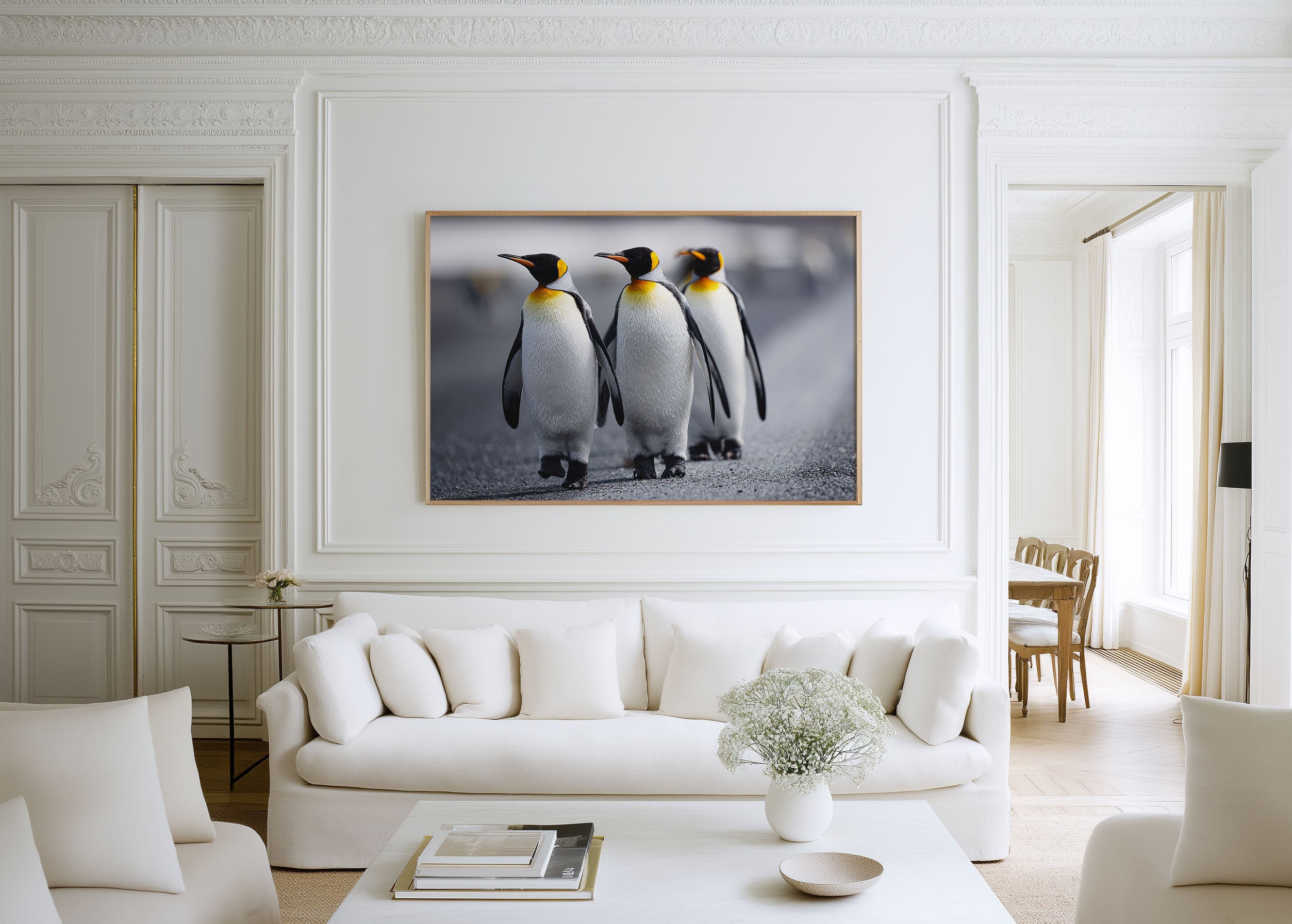 King Penguin Wall Art – Antarctic Wildlife Photography Print