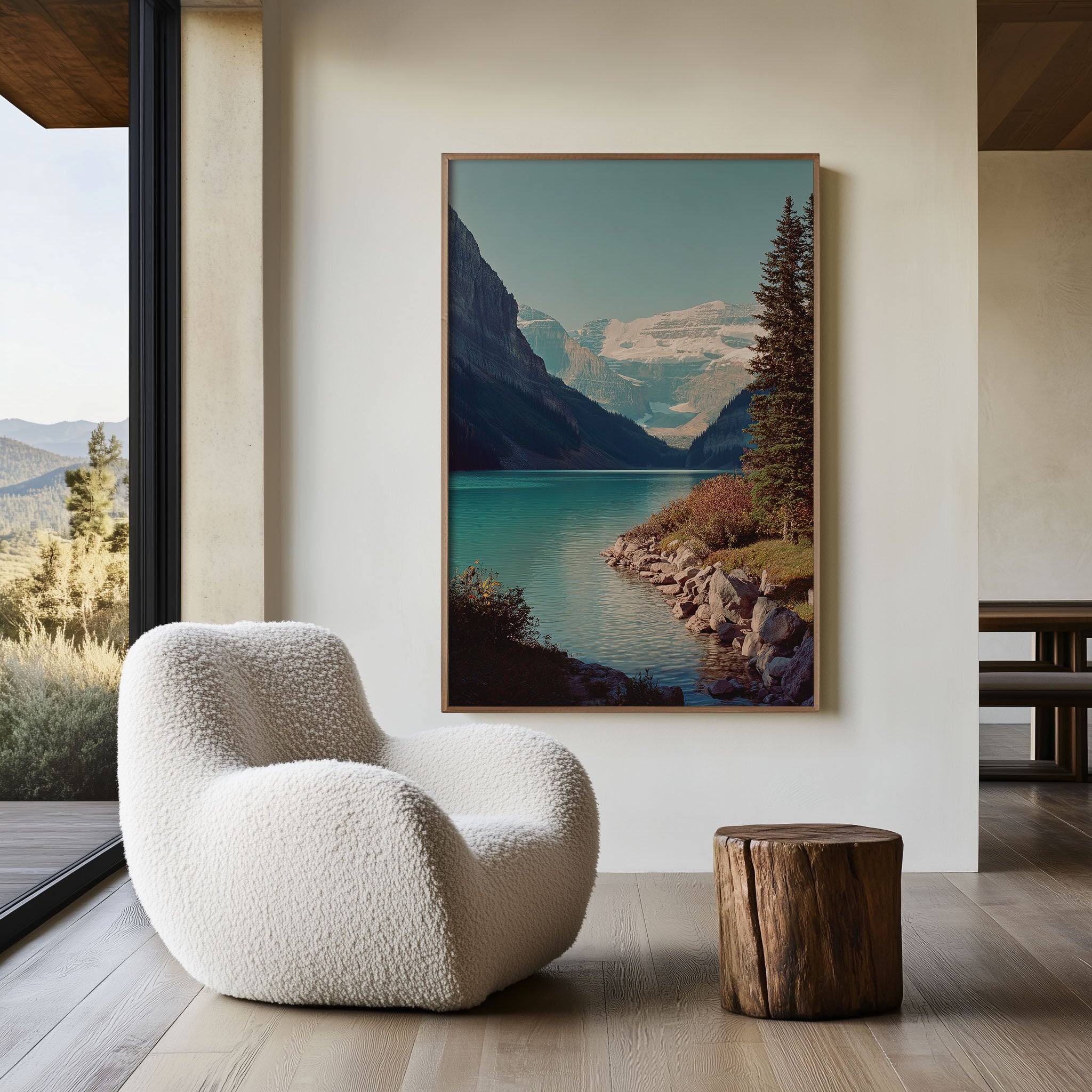 Lake Louise Wall Art Print | Banff National Park Canada Photography | Alberta Rocky Mountains Landscape Poster | Canadian Nature Print | Turquoise Lake Home Decor
