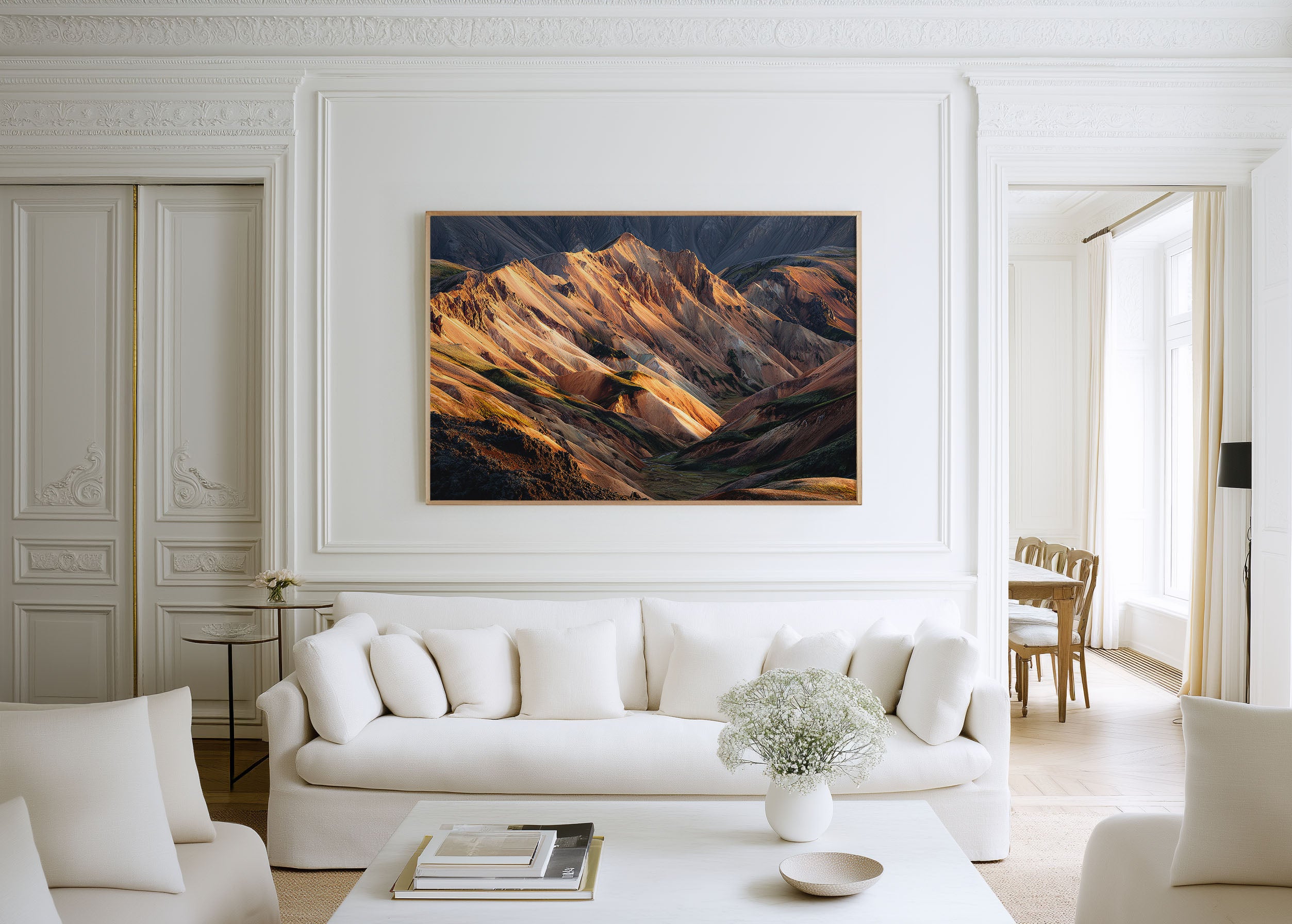 Landmannalaugar Rainbow Mountains Wall Art | Iceland Highlands Landscape Print