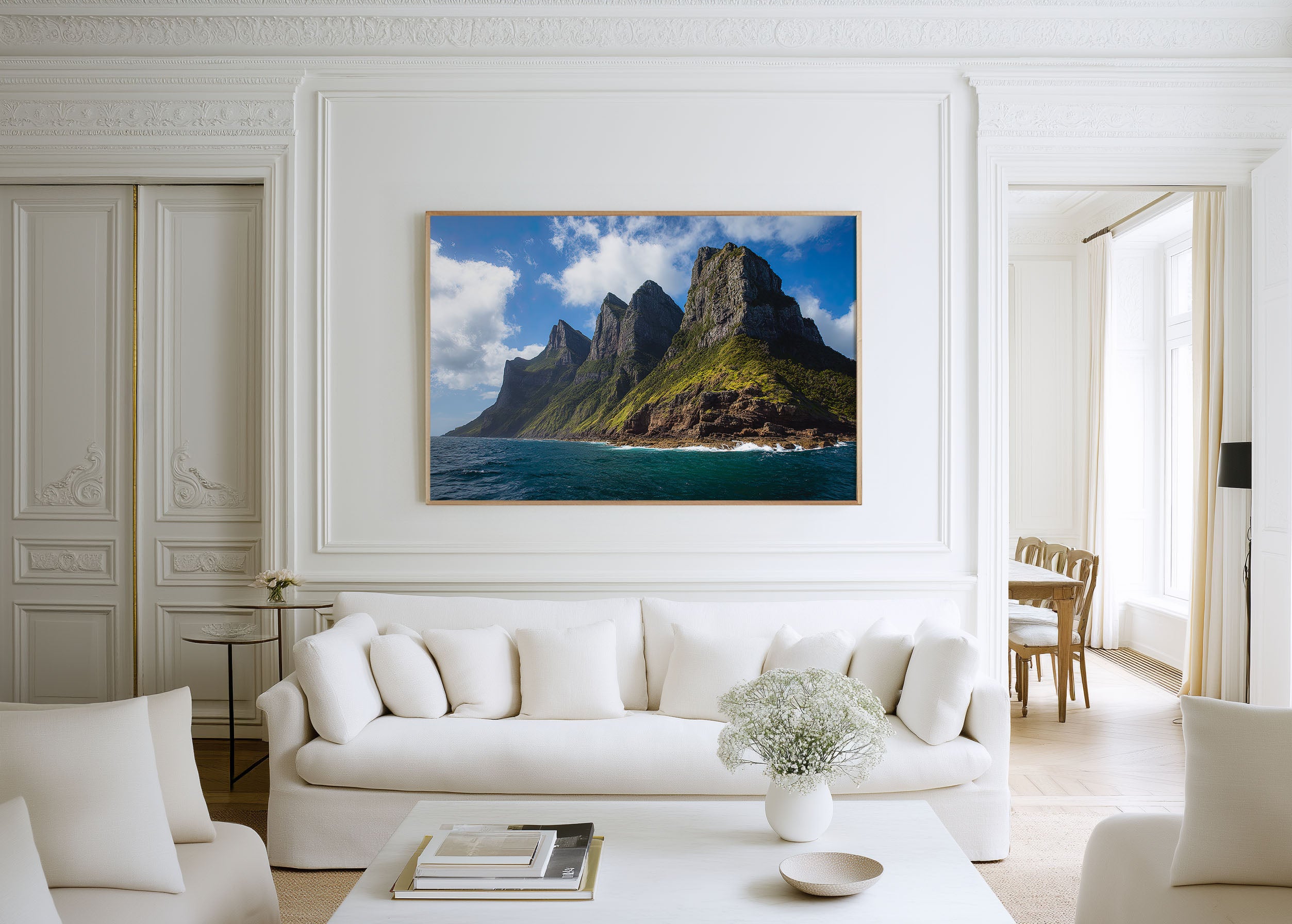 Lord Howe Island Mountain Wall Art Print | Australian Coastal Landscape