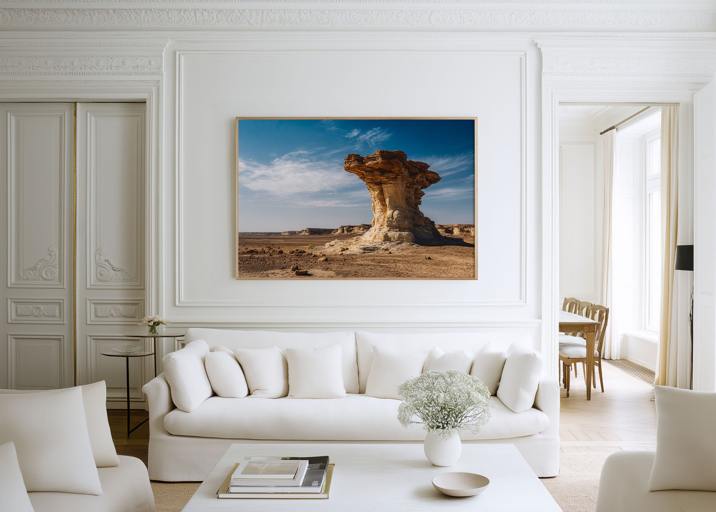 Mangystau Desert Rock Formation Wall Art – Dramatic Kazakhstan Landscape Print