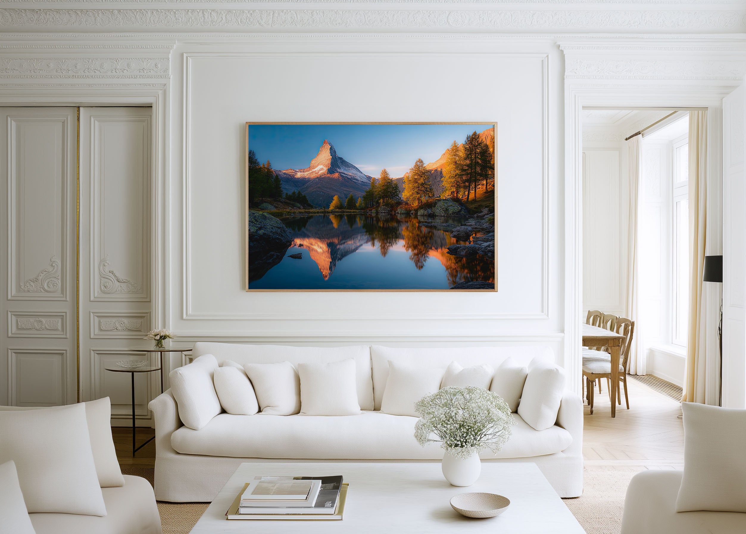 Matterhorn Sunrise Print – Switzerland Mountain Wall Art