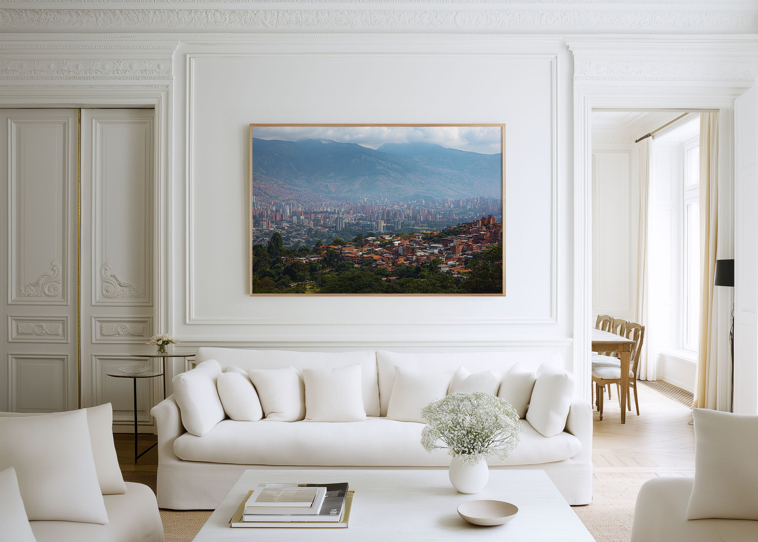 Medellin Colombia Skyline Wall Art Print | Aburrá Valley Cityscape