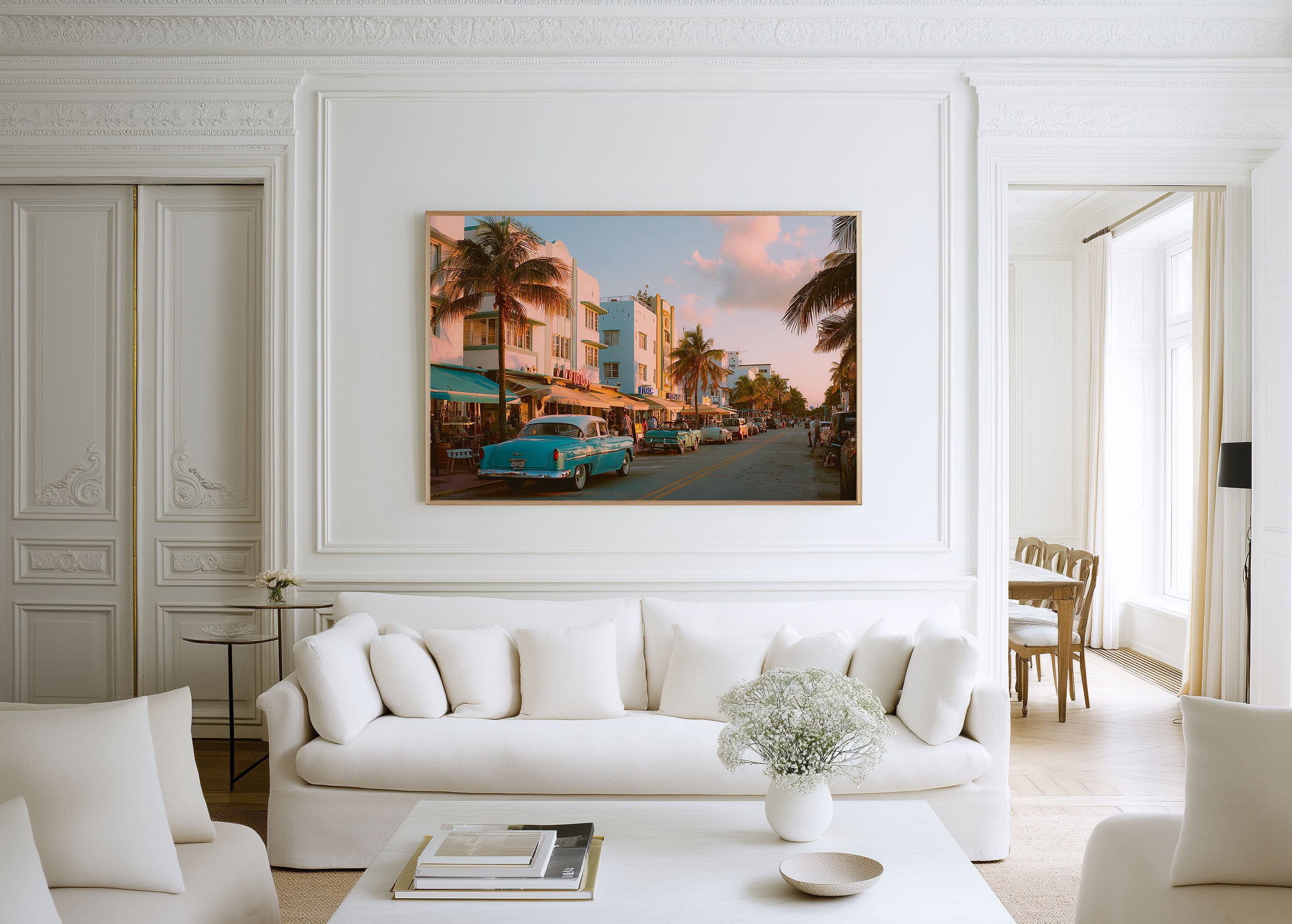 Miami South Beach Pastel Wall Art Print