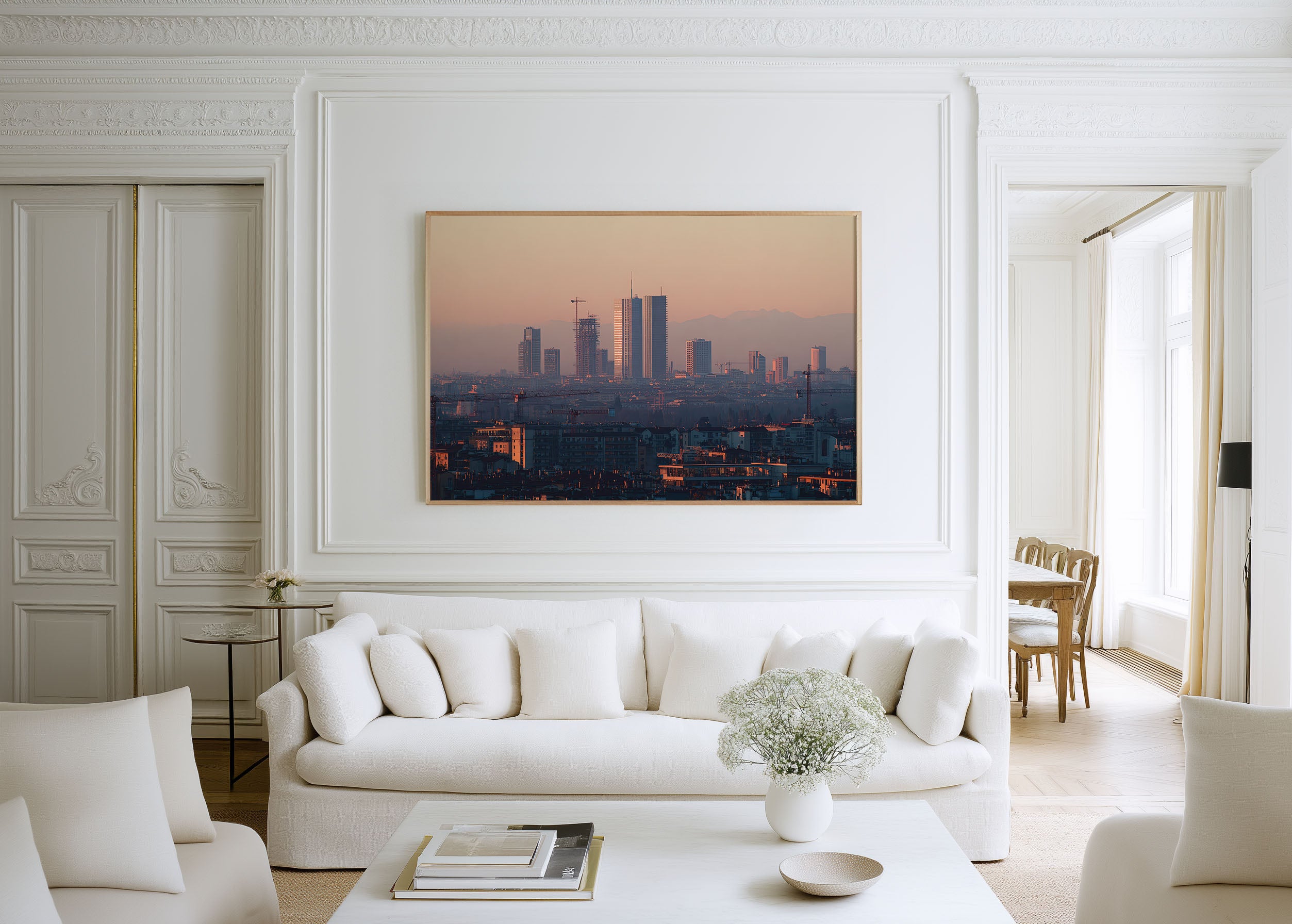 Milan CityLife Skyline Wall Art Print | Modern Milan Italy