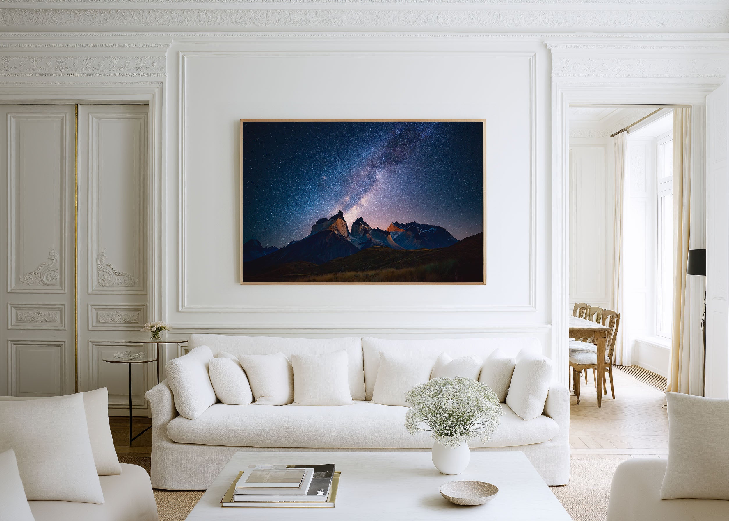 Milky Way Over Cuernos del Paine – Patagonia Night Wall Art