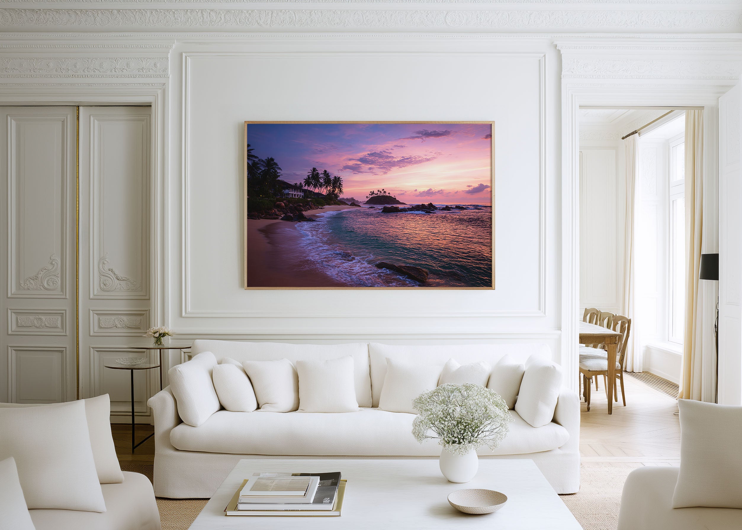 Mirissa Beach Sunrise Print – Sri Lanka Ocean Wall Art