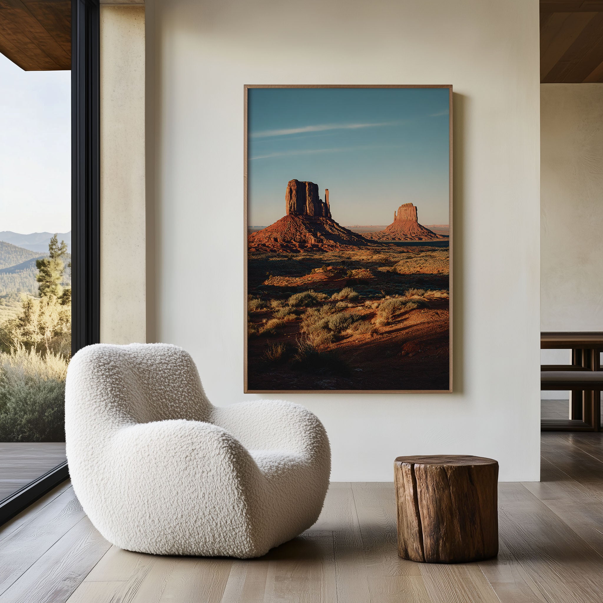 Monument Valley Wall Art Print | The Mittens Arizona Utah Desert Sunset Photography | American Southwest Travel Poster | Western Home Decor