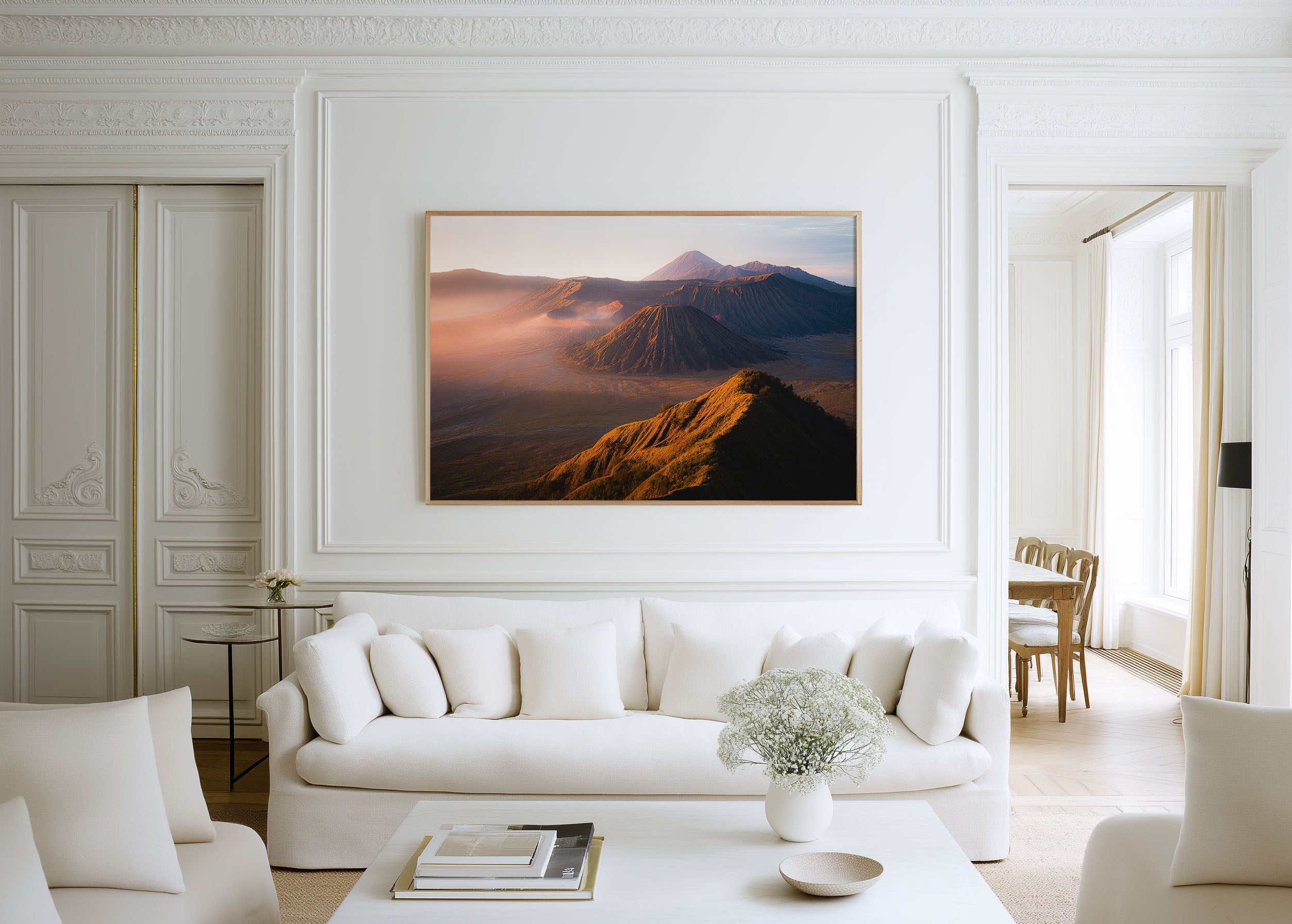 Mount Bromo Sunrise Print – Indonesia Volcano Wall Art