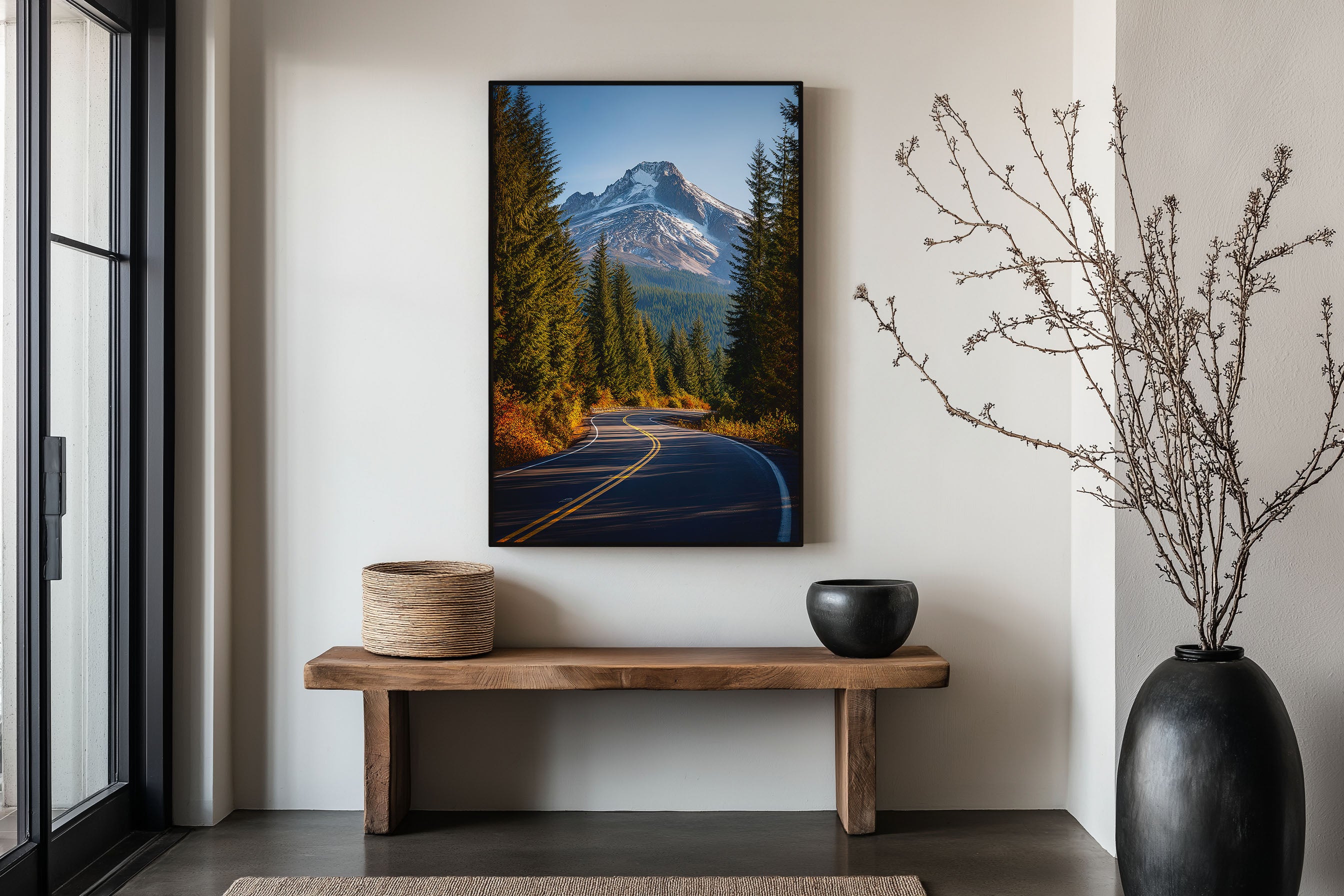Mount Hood Oregon Print | Autumn Road Trip Mountain Wall Art | Pacific Northwest Photography