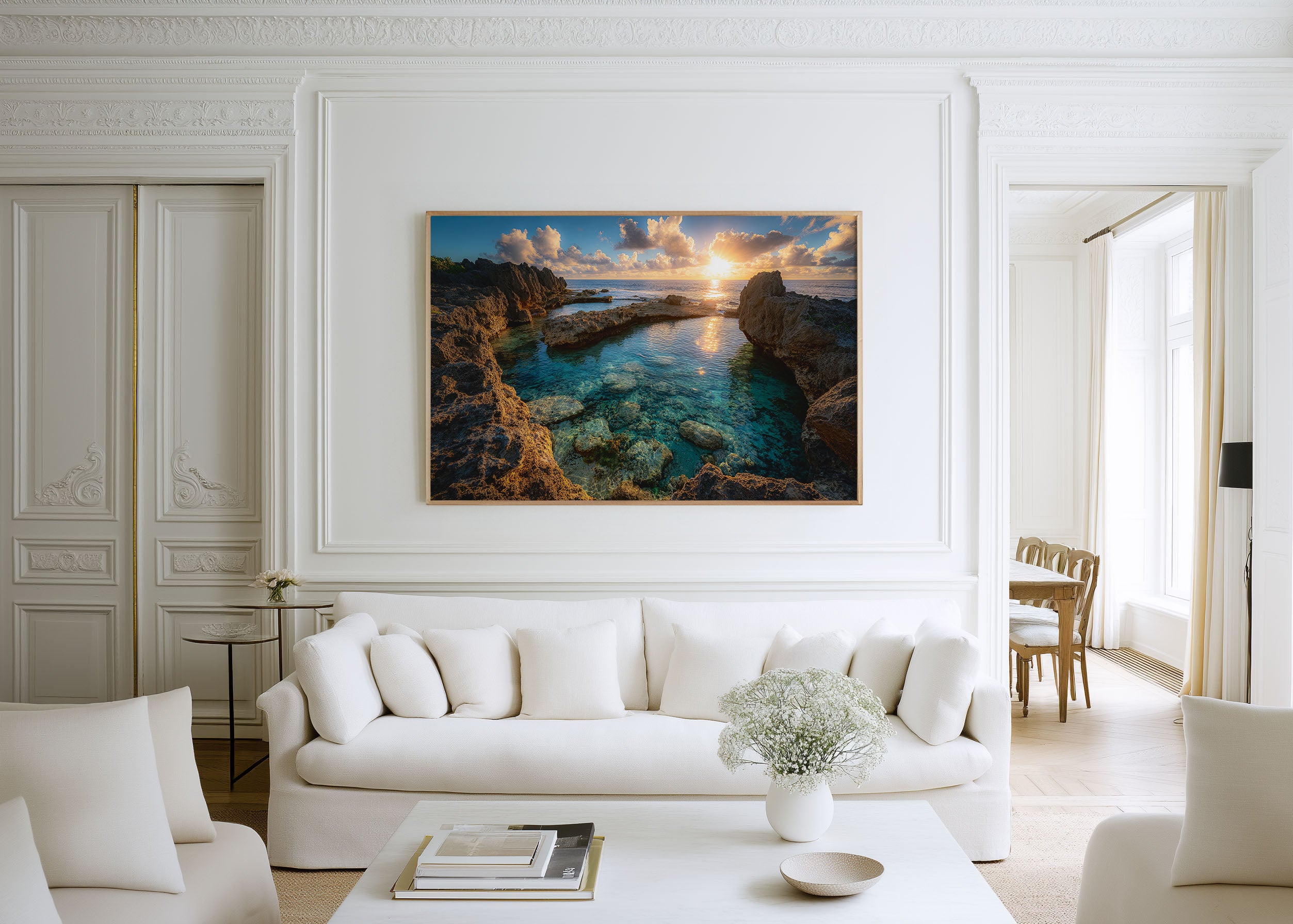 Niue Limu Pools Wall Art Print | Tropical Ocean Rock Pools